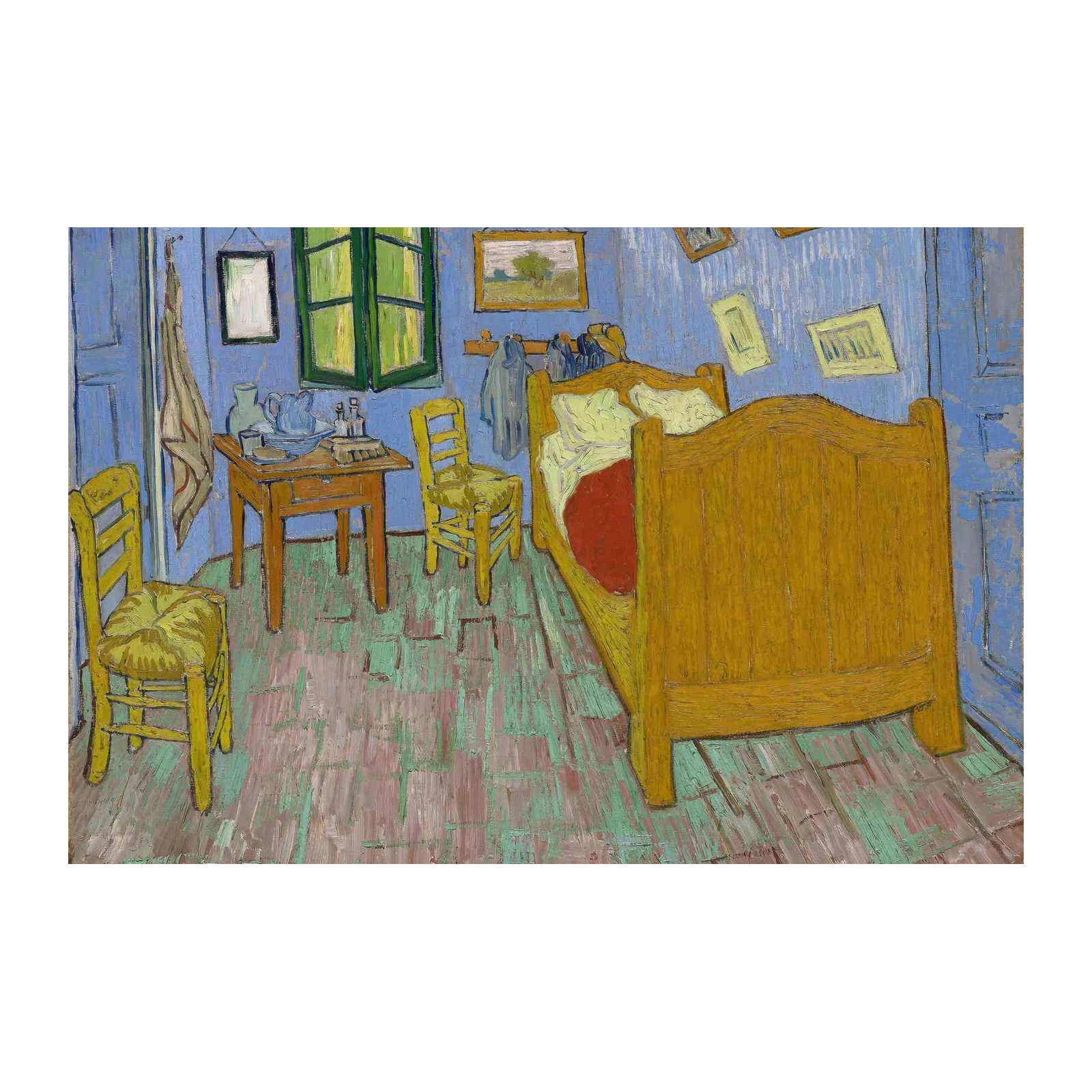 Vibrant Van Gogh Bedroom Wall Art Wall Art