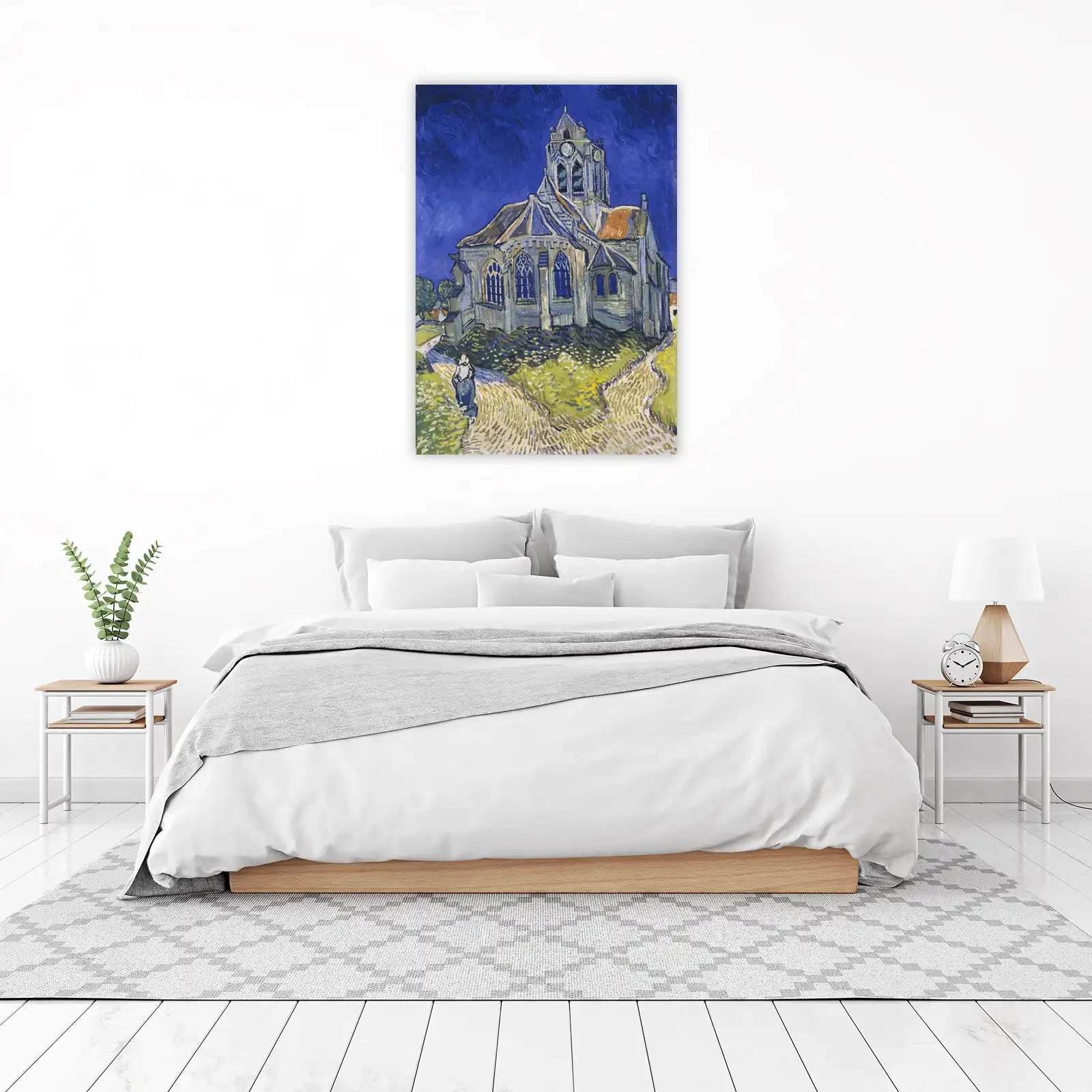 Impressionist Church Landscape Wall Art