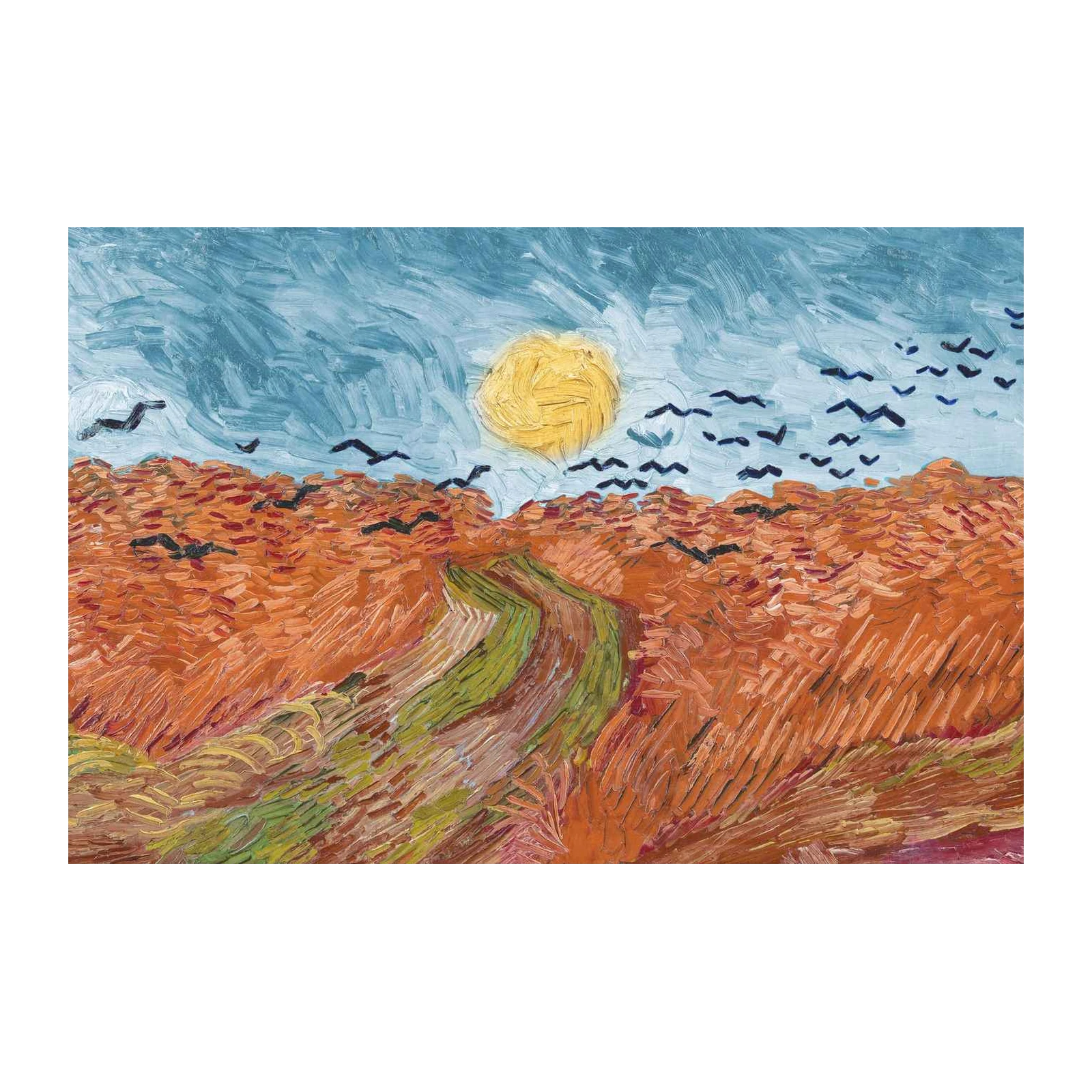 Wheatfield with Crows Wall Art - Van Gogh
