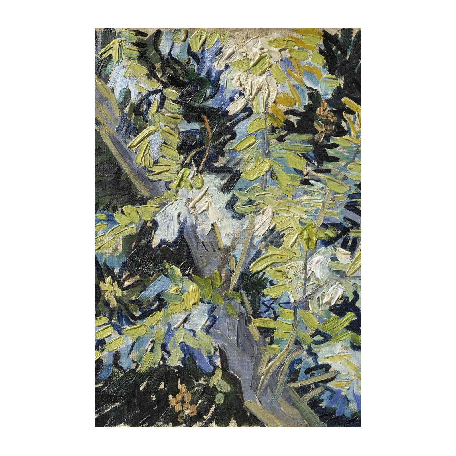 Impressionist Foliage Abstract Wall Art Wall Art