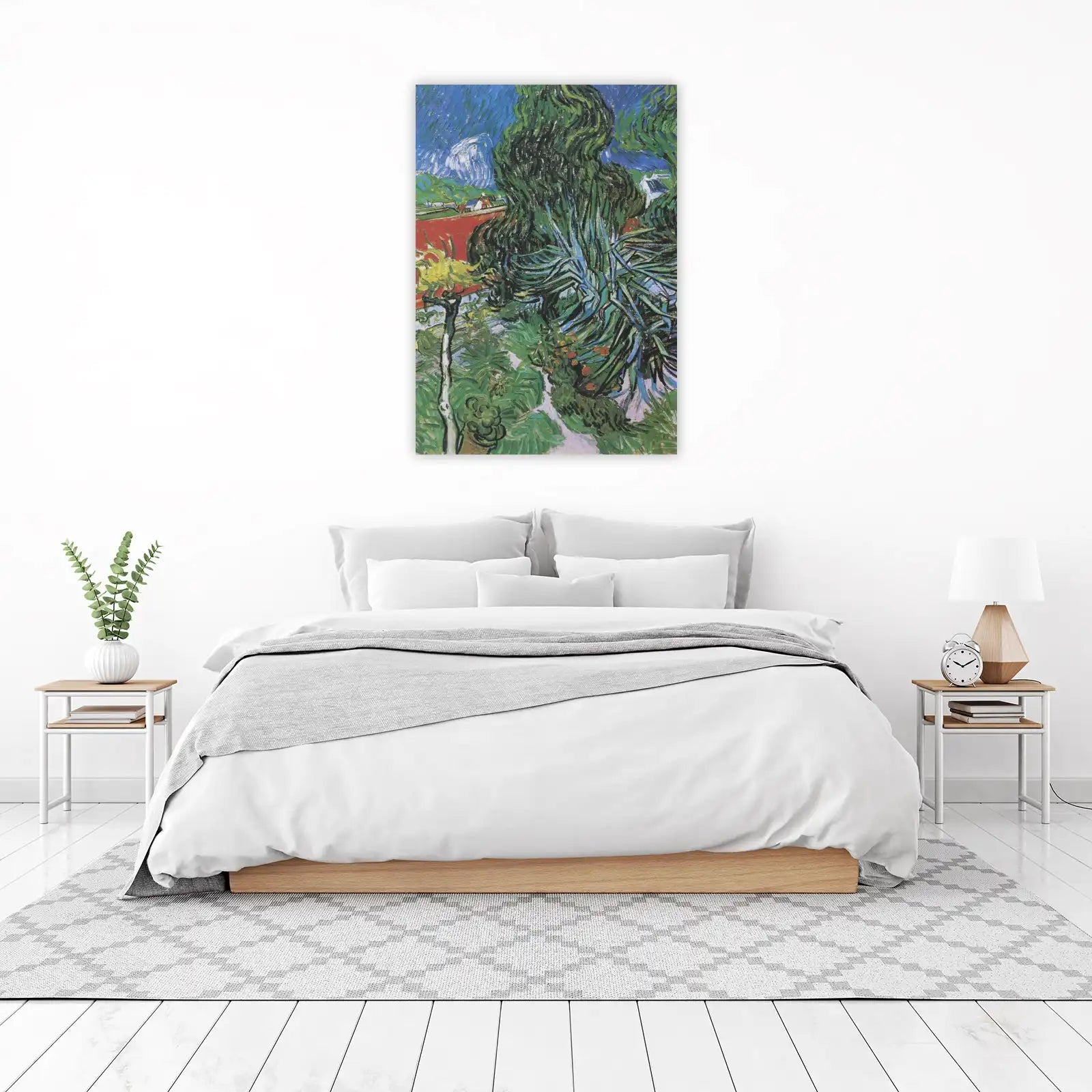 Van Gogh Cypresses Landscape Wall Art