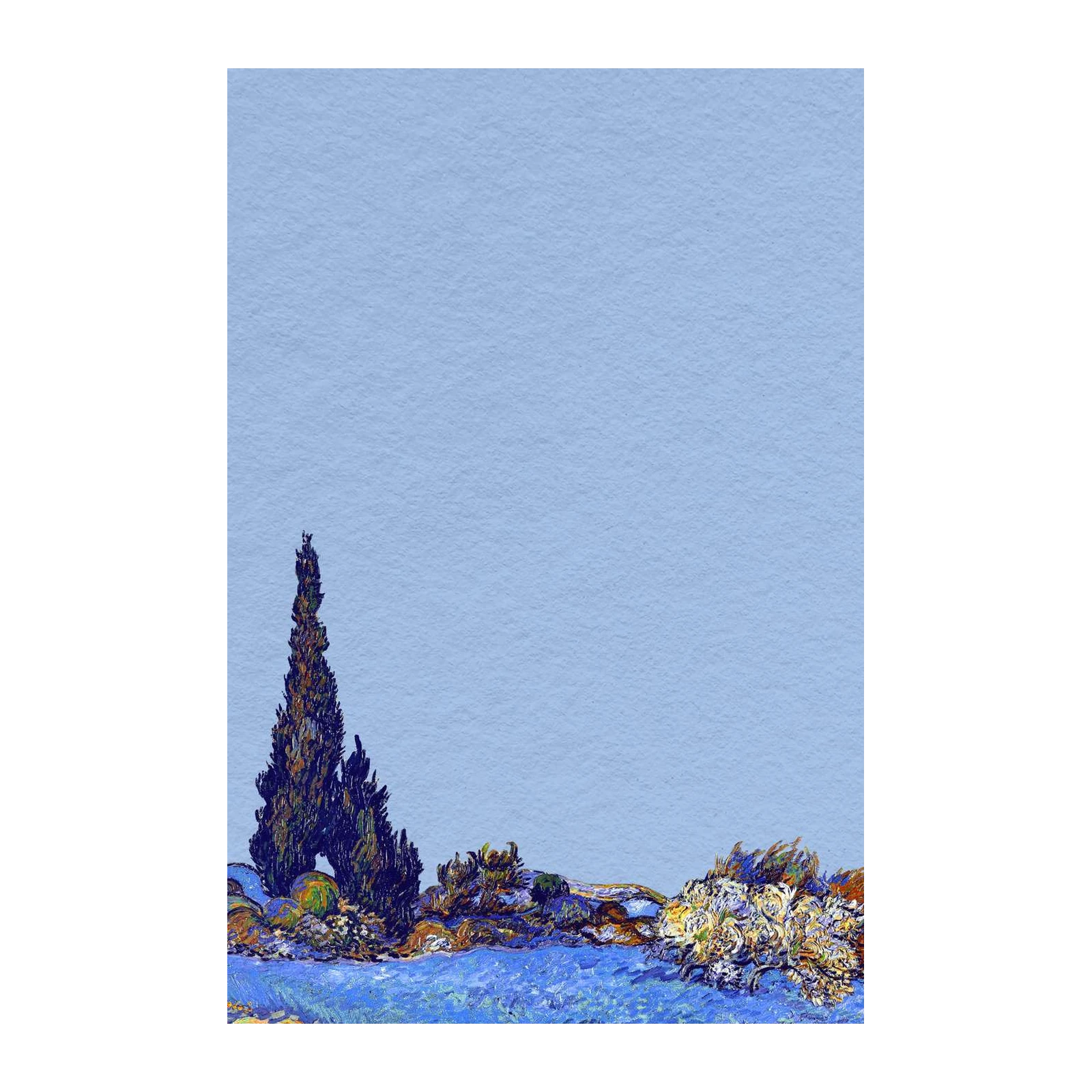 Vibrant Cypress Landscape Wall Art