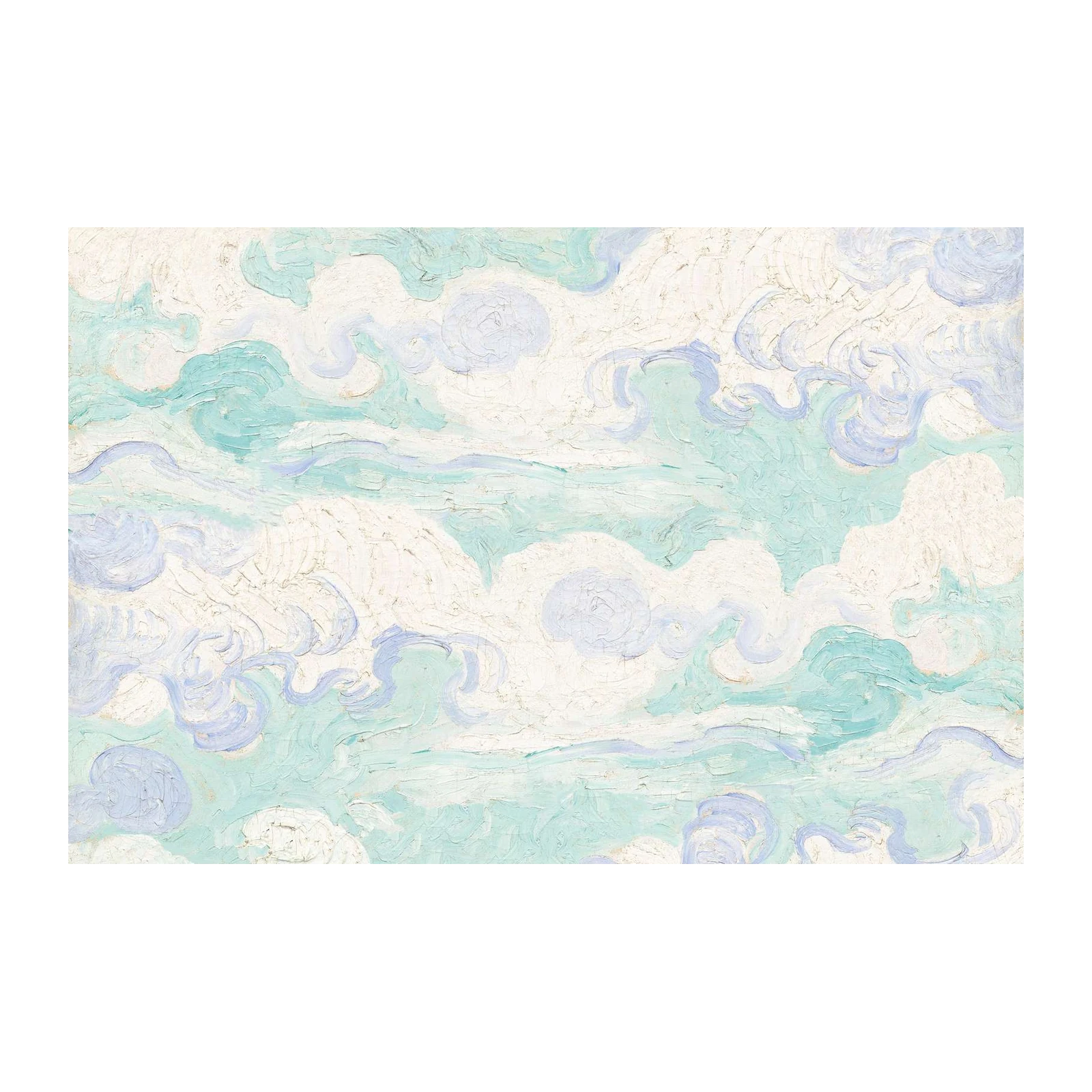 Serene Sky Swirls Impressionist Wall Art