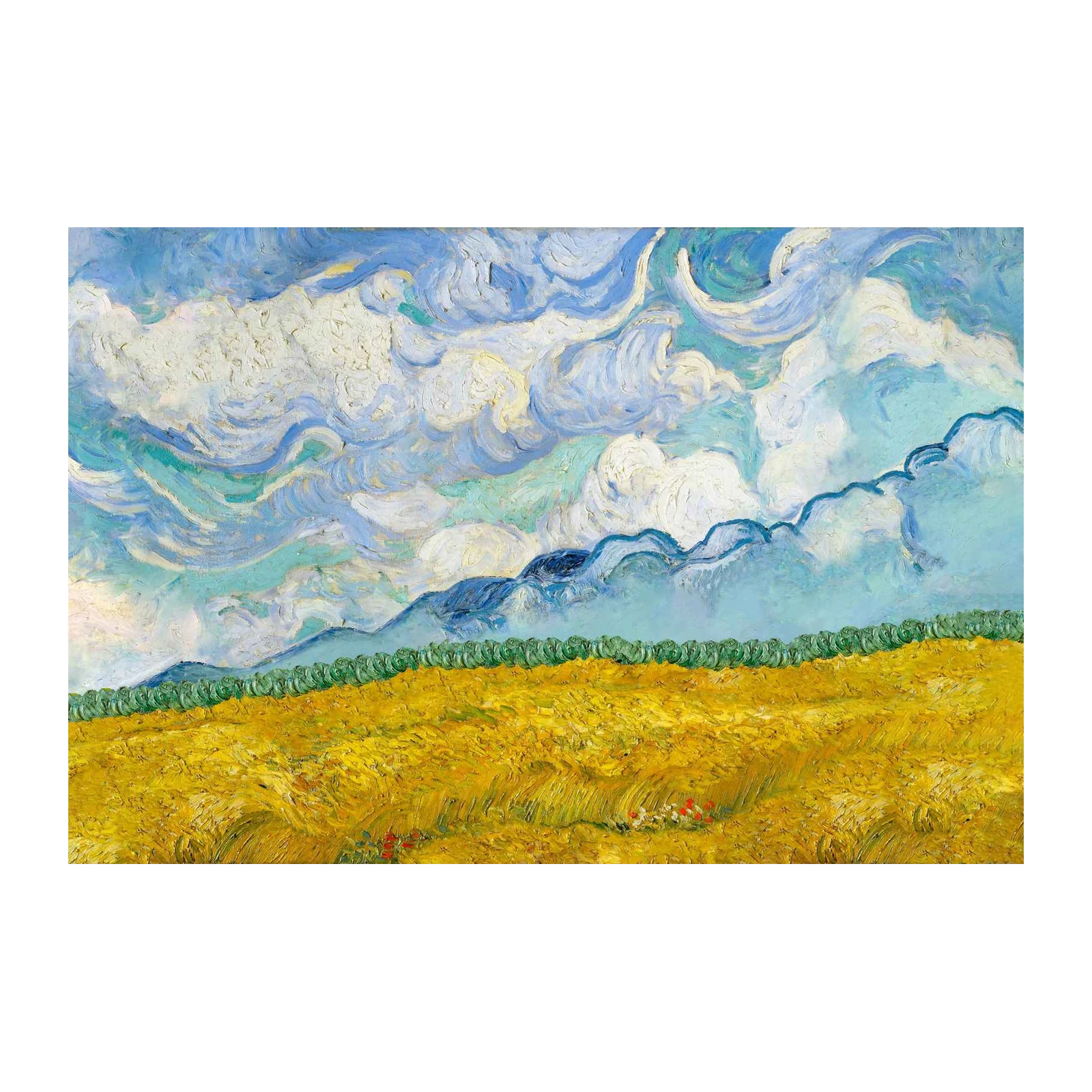 Vincent Van Gogh Wheat Field Wall Art