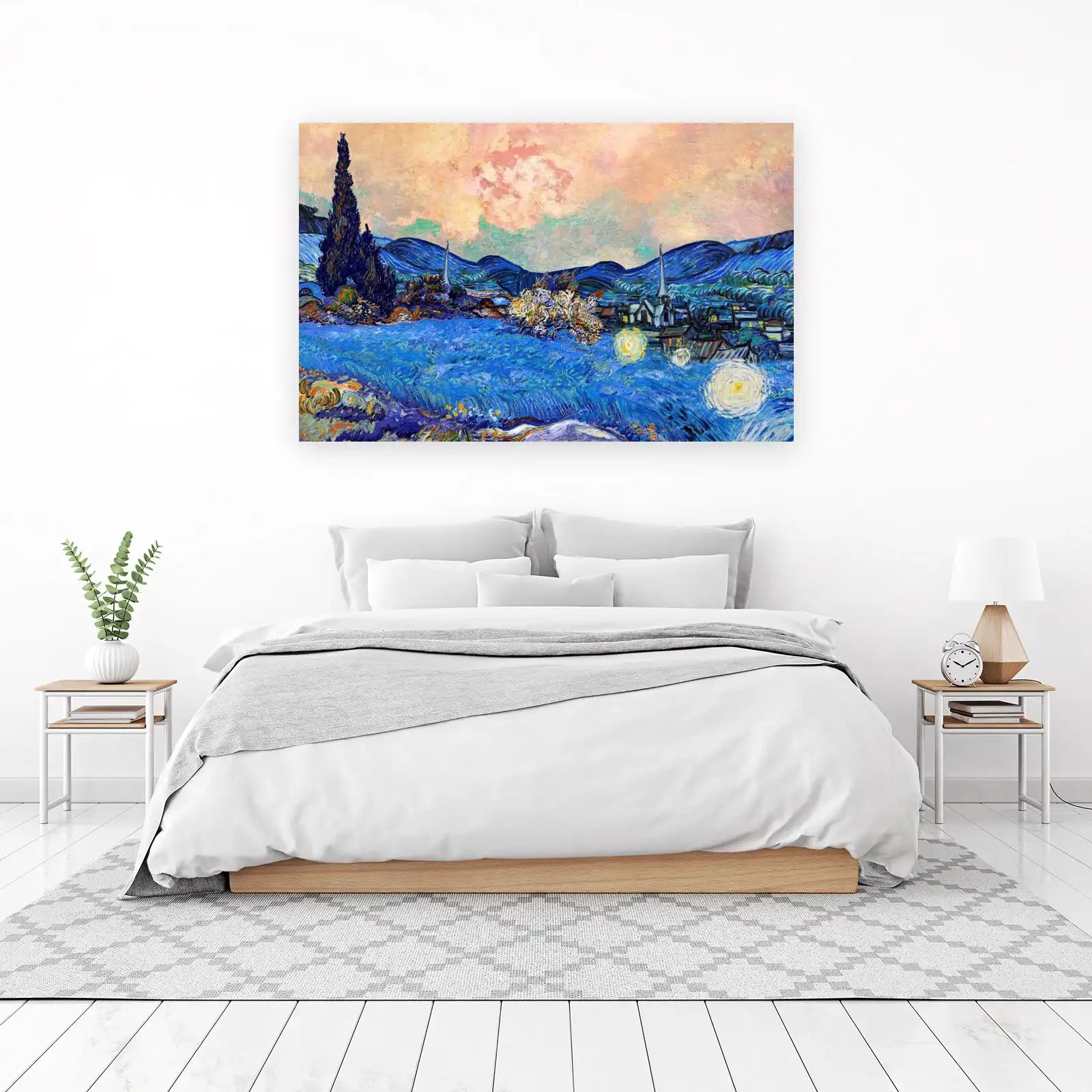 Van Gogh Starry Night Over The Rhone Wall Art