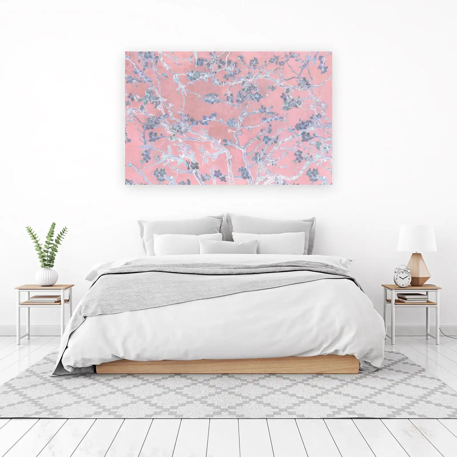 Blossoming Branches Pink Wall Art