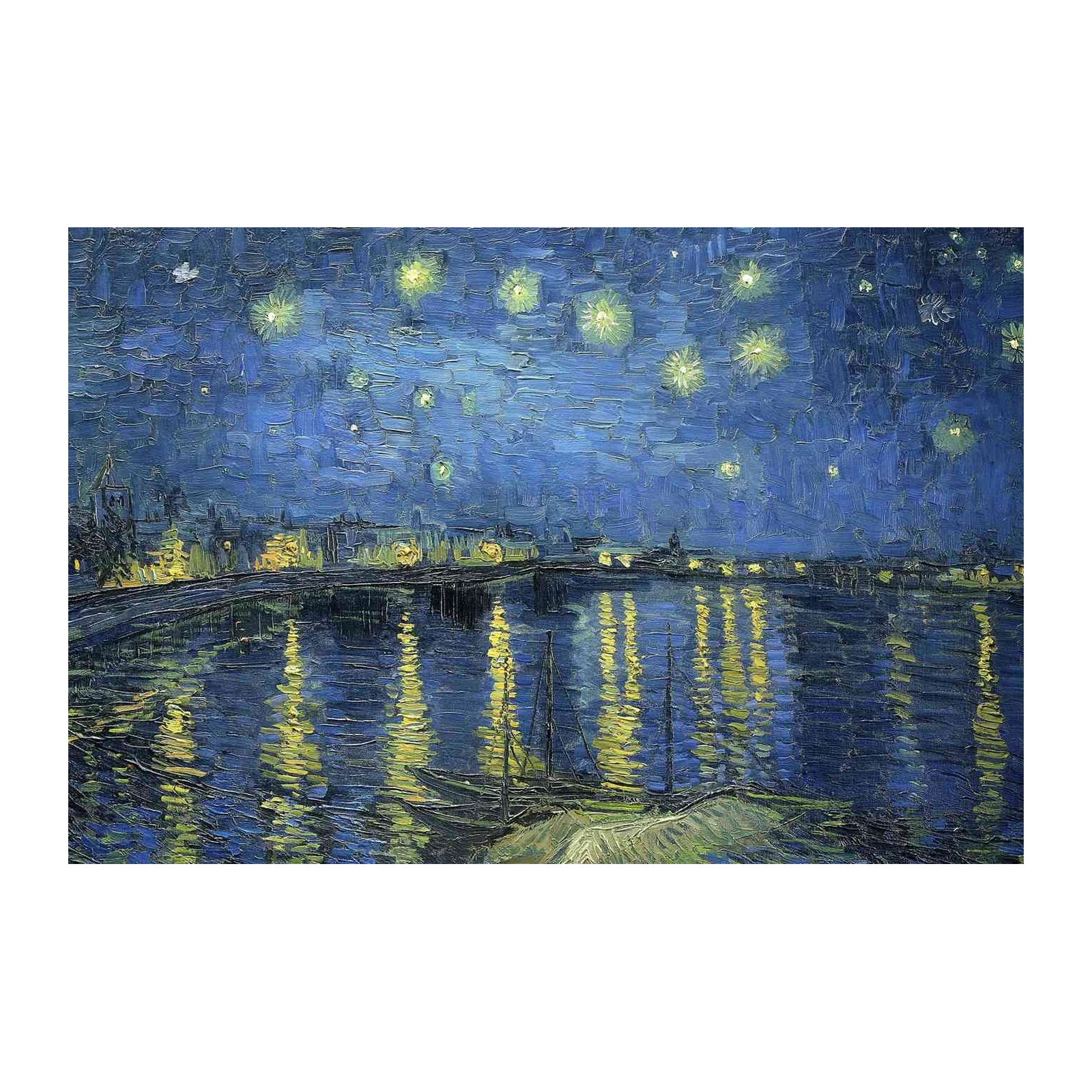 Vincent Van Gogh Starry Night Over Rhone Wall Art