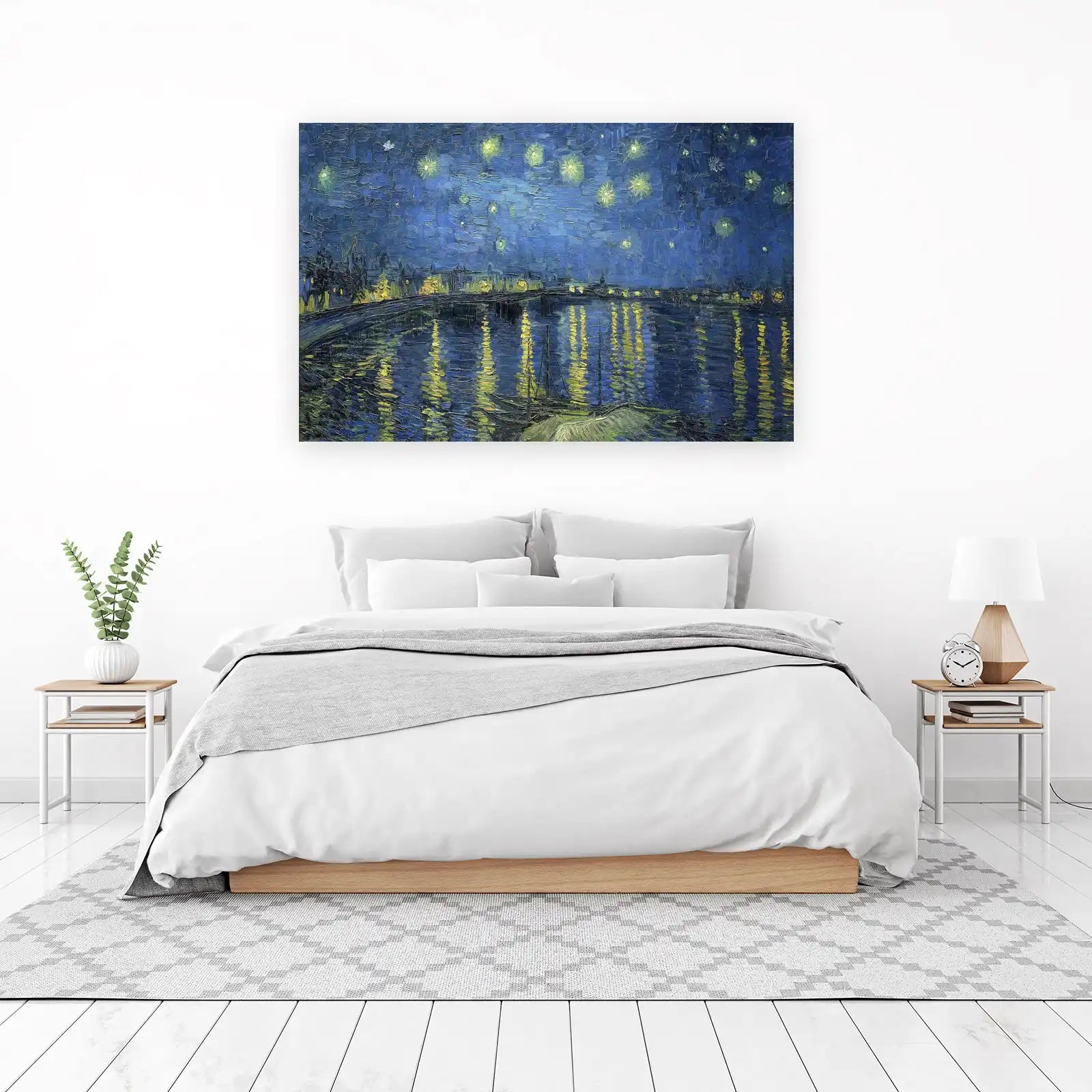 Vincent Van Gogh Starry Night Over Rhone Wall Art