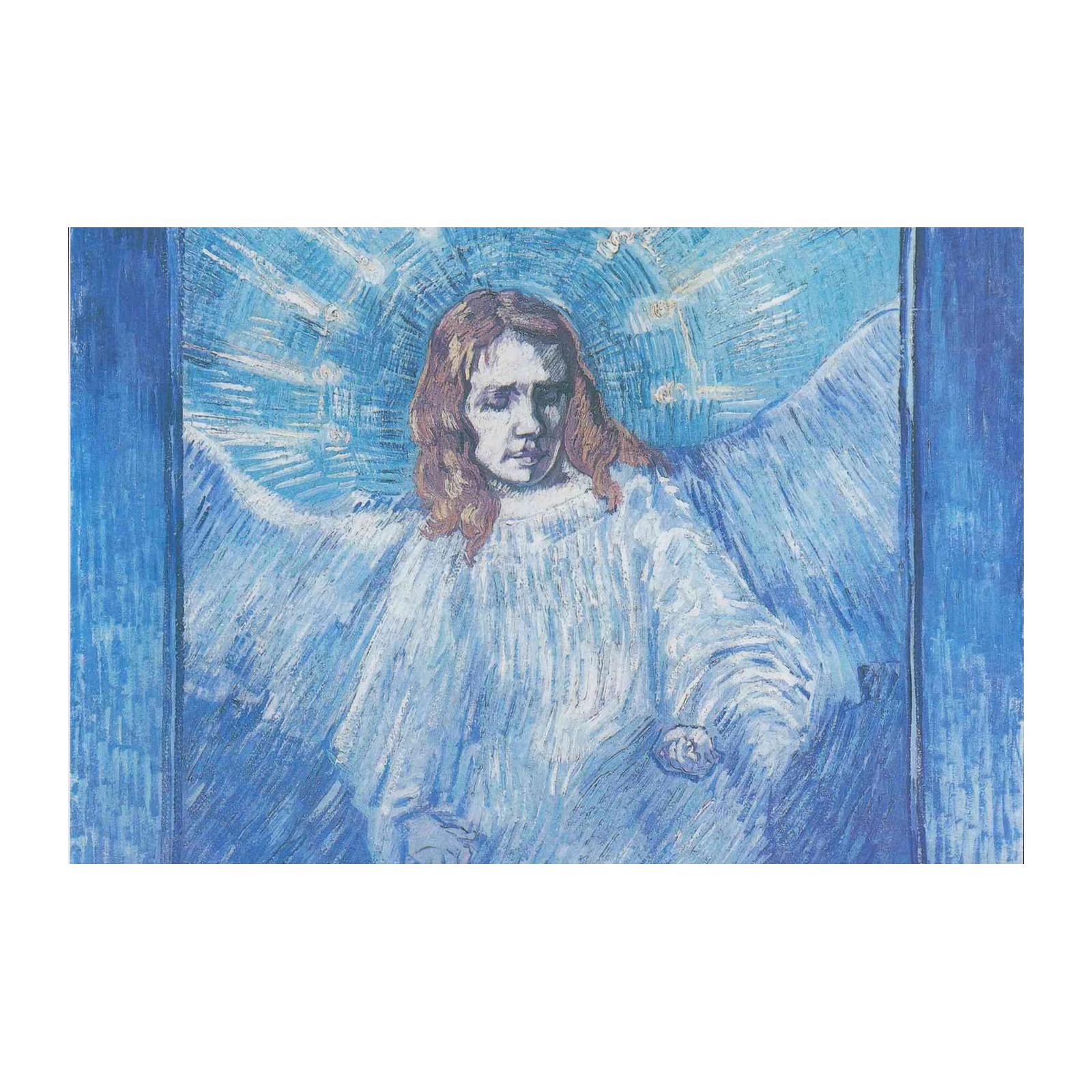 Serene Angel Portrait Wall Art - Fine Art Decor