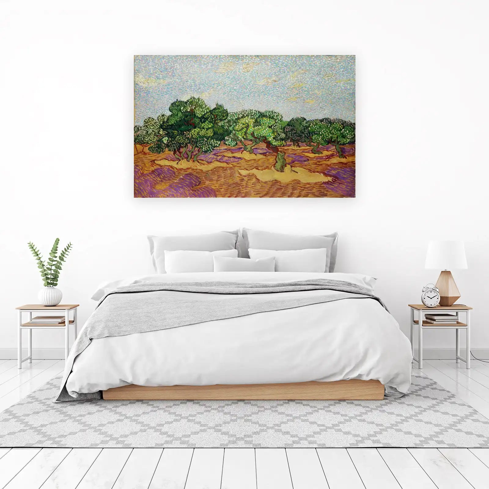 Van Gogh Olive Grove Vibrant Landscape Wall Art