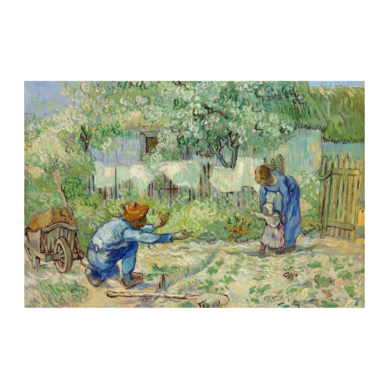 Van Gogh's Garden Scene Wall Art