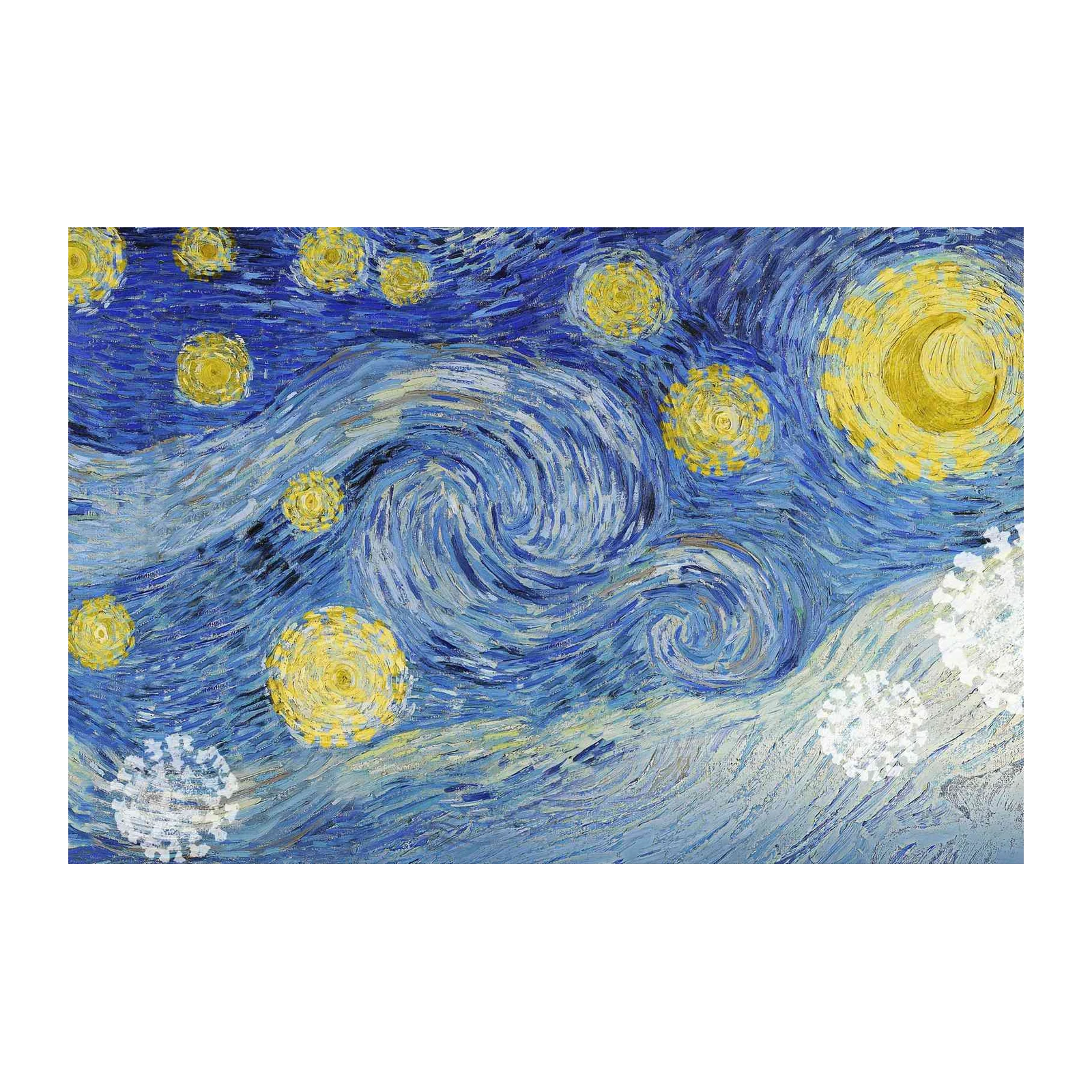 Starry Night Van Gogh Inspired Wall Art