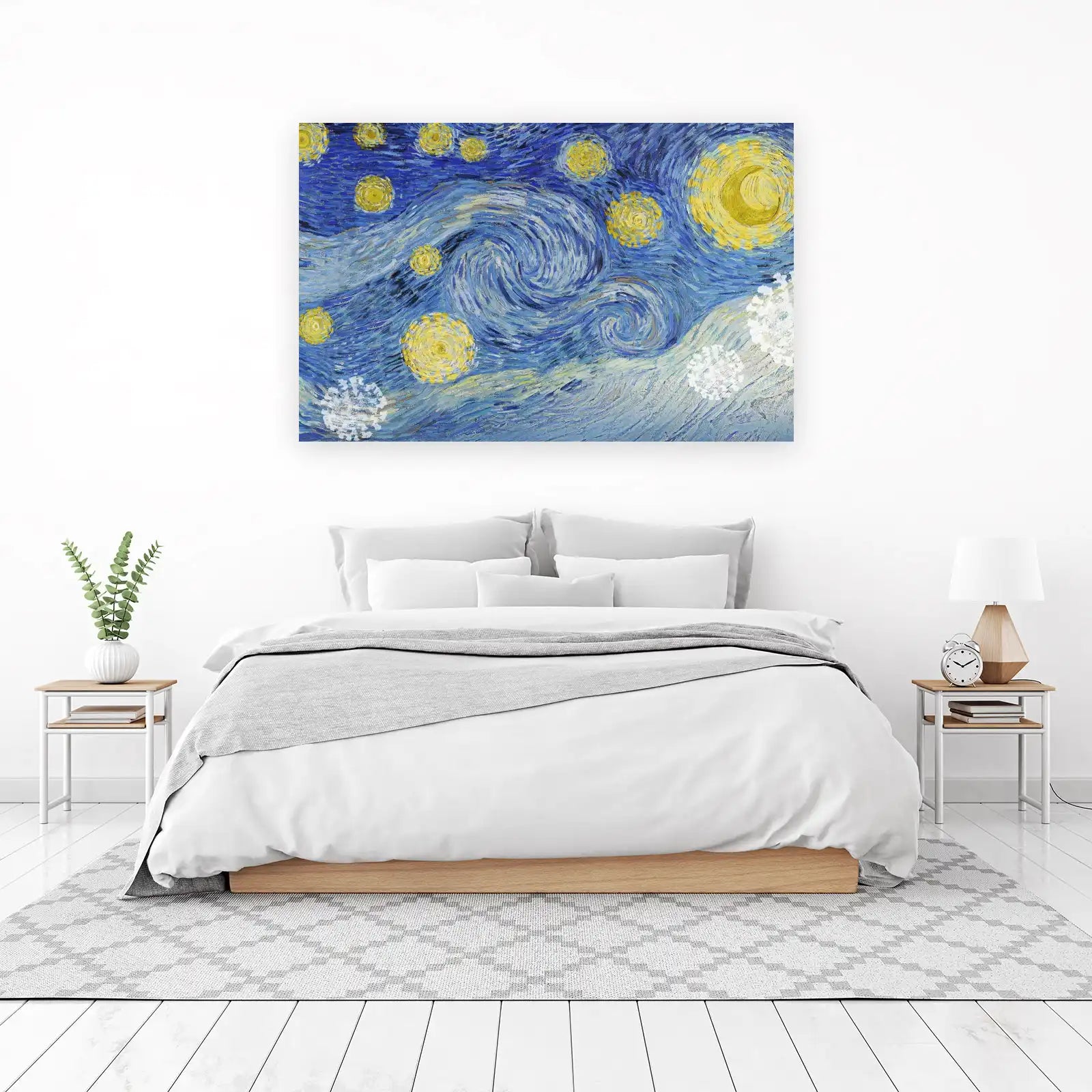 Starry Night Van Gogh Inspired Wall Art