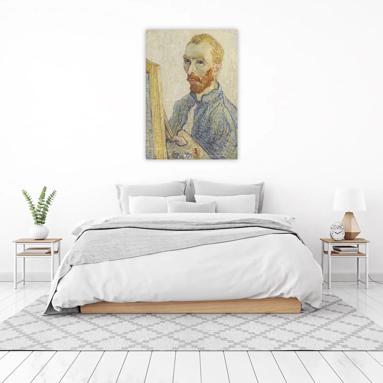Van Gogh Self-Portrait Blue Shirt Wall Art
