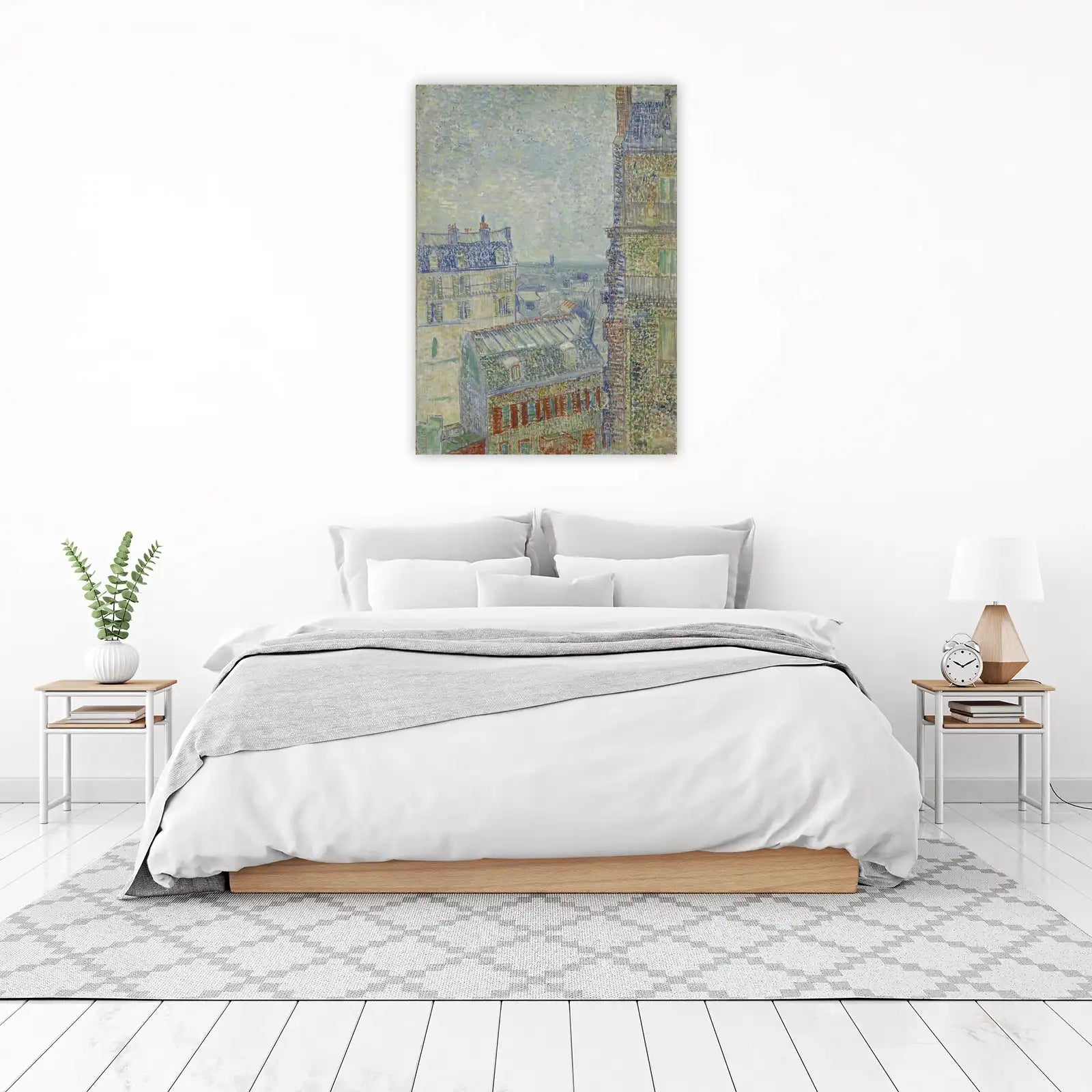 Parisian Rooftops Impressionist Wall Art