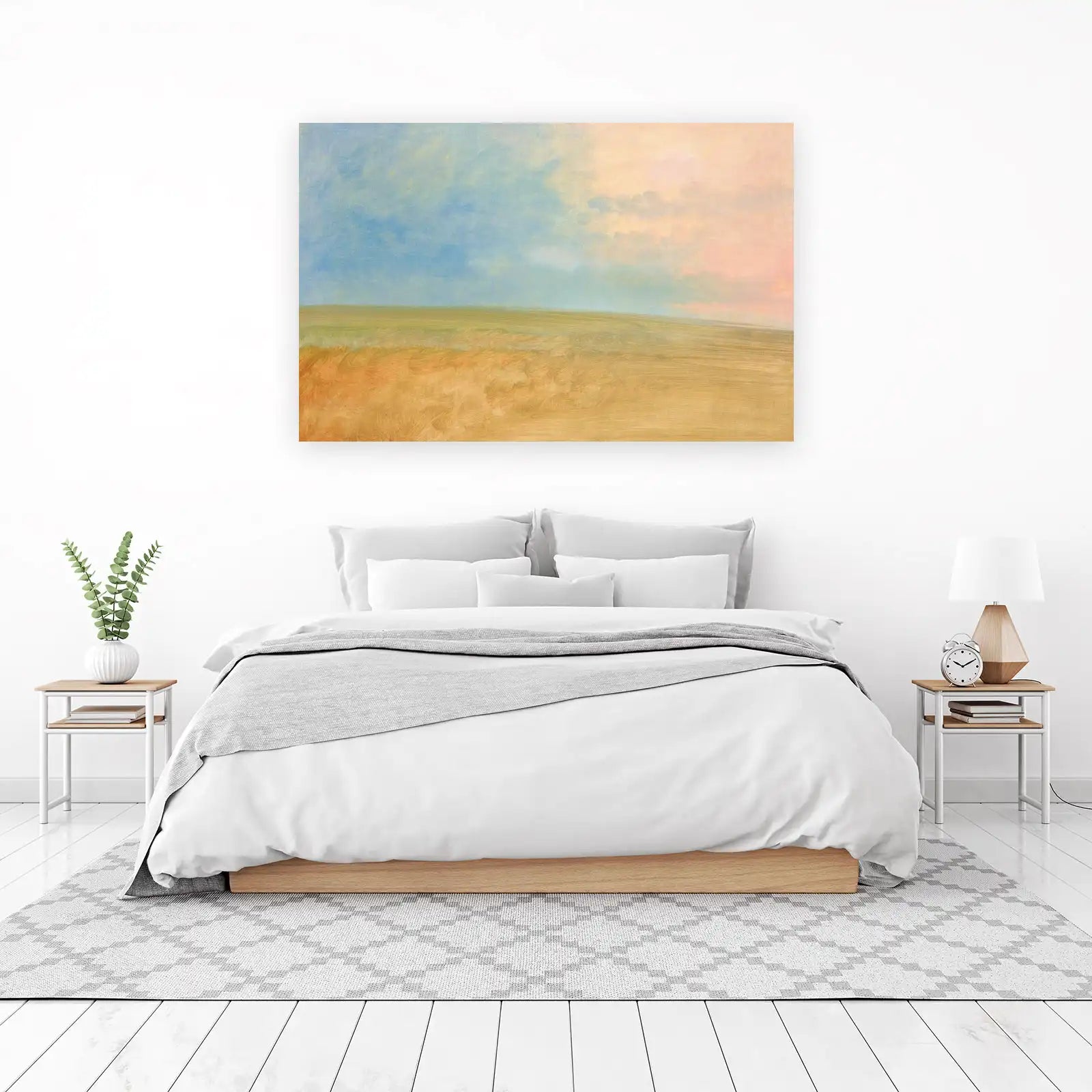 Serene Horizon Landscape Wall Art