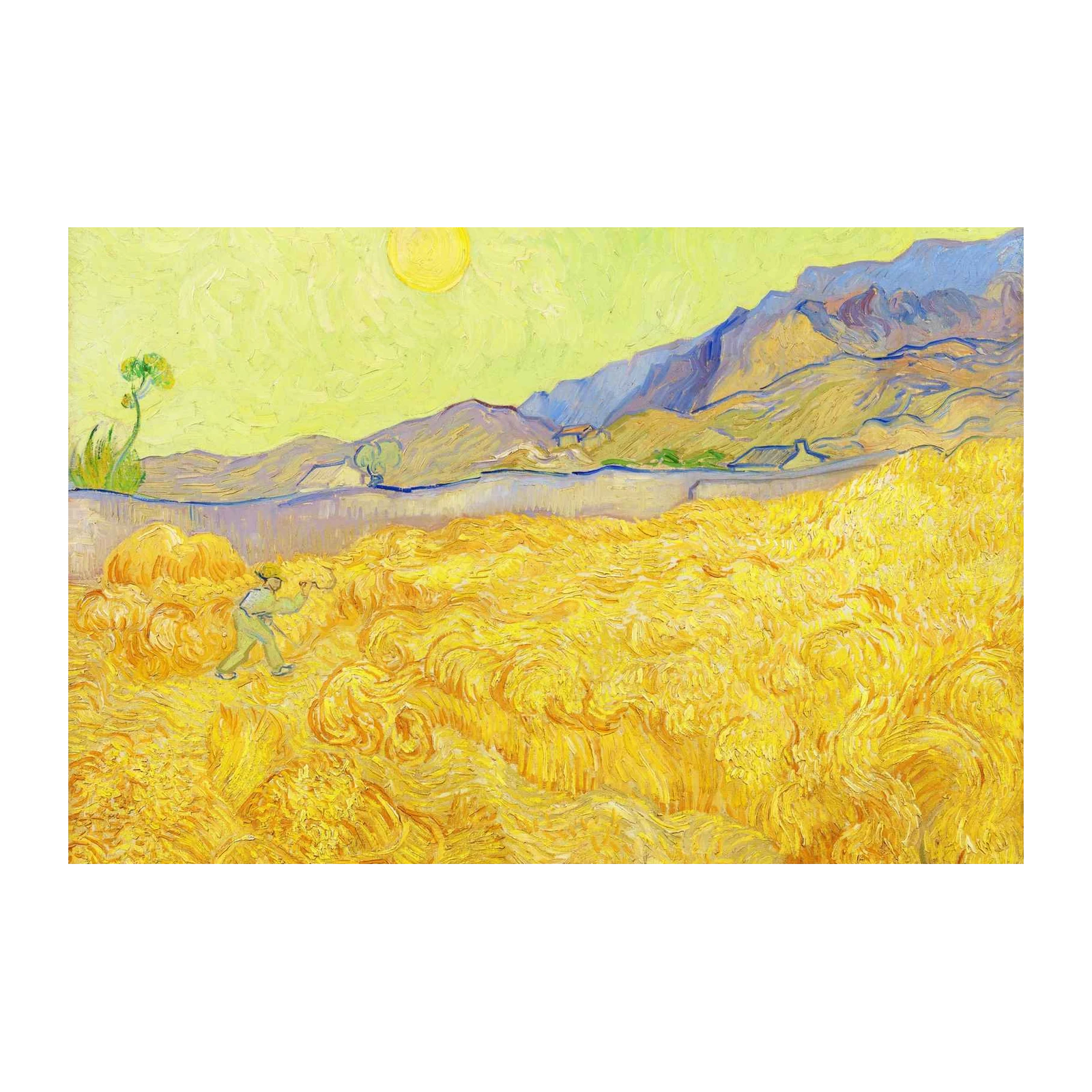 Vincent Van Gogh Hay Fields Wall Art