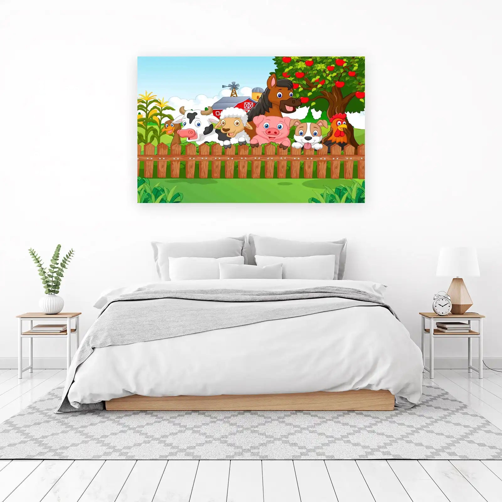 Farmyard Friends Adorable Animals Wall Art