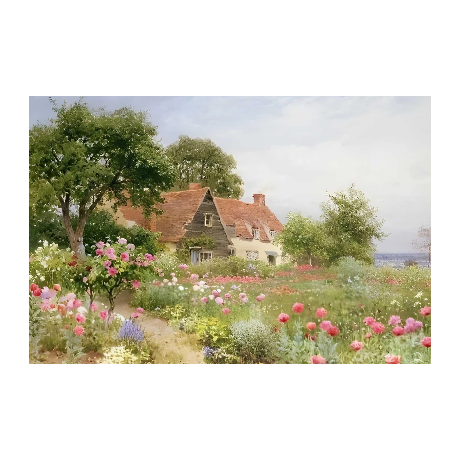 Charming Cottage Garden Wall Art - Floral Wall Art