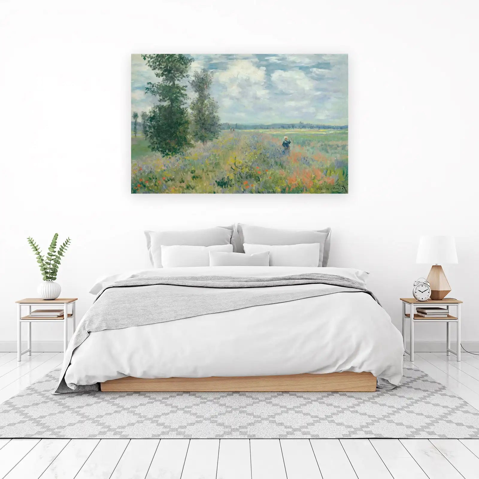 Impressionist Meadow Scene Wall Art