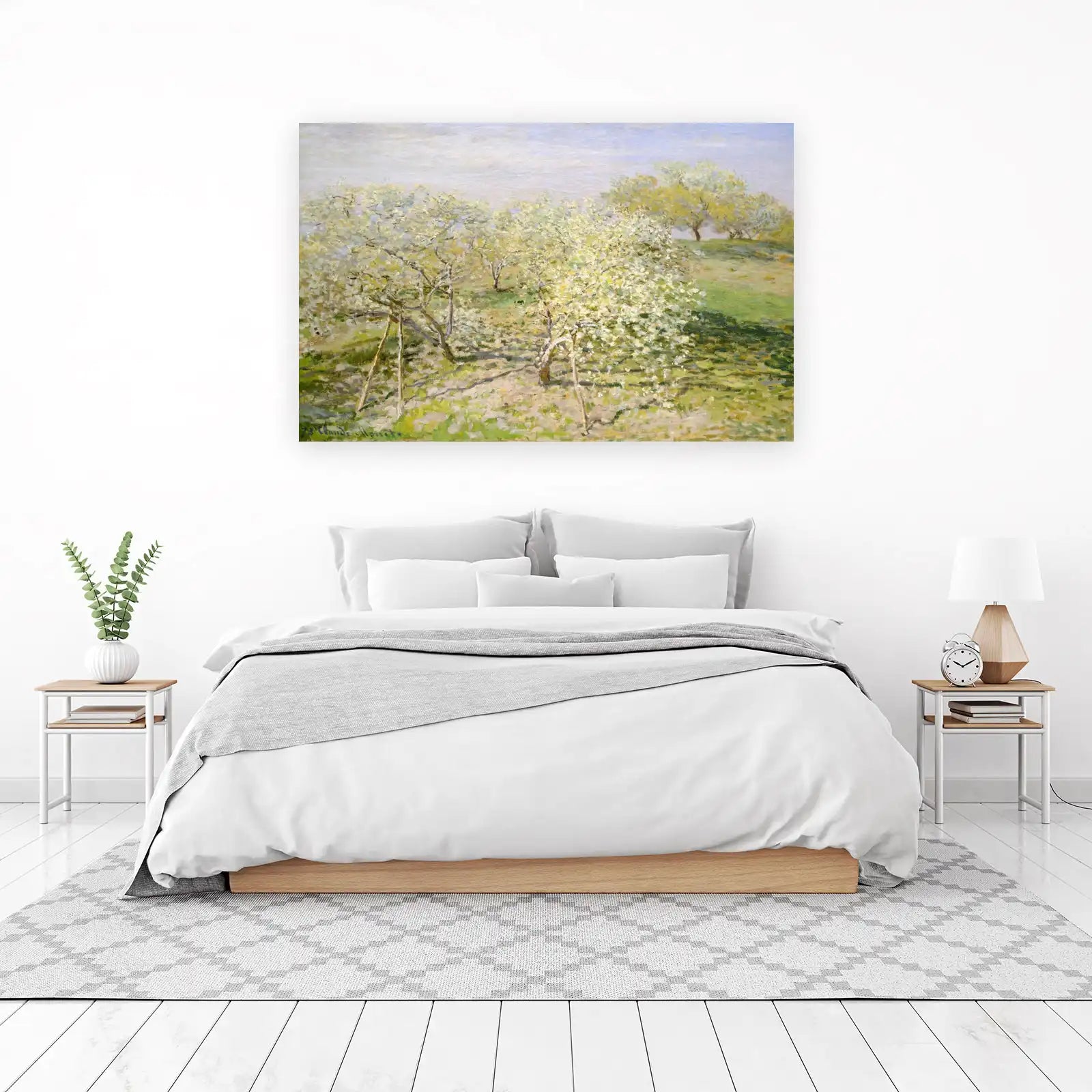 Spring Orchard Blossom Field Wall Art