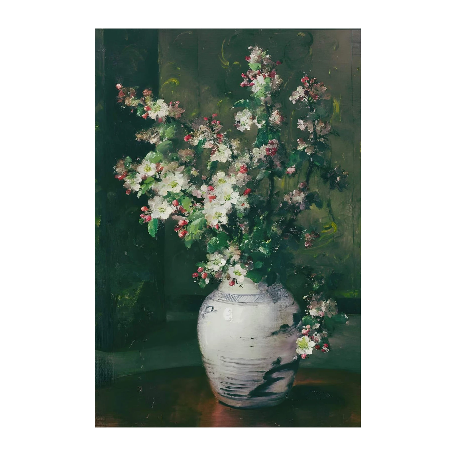 Elegant Blossom Still Life Wall Art