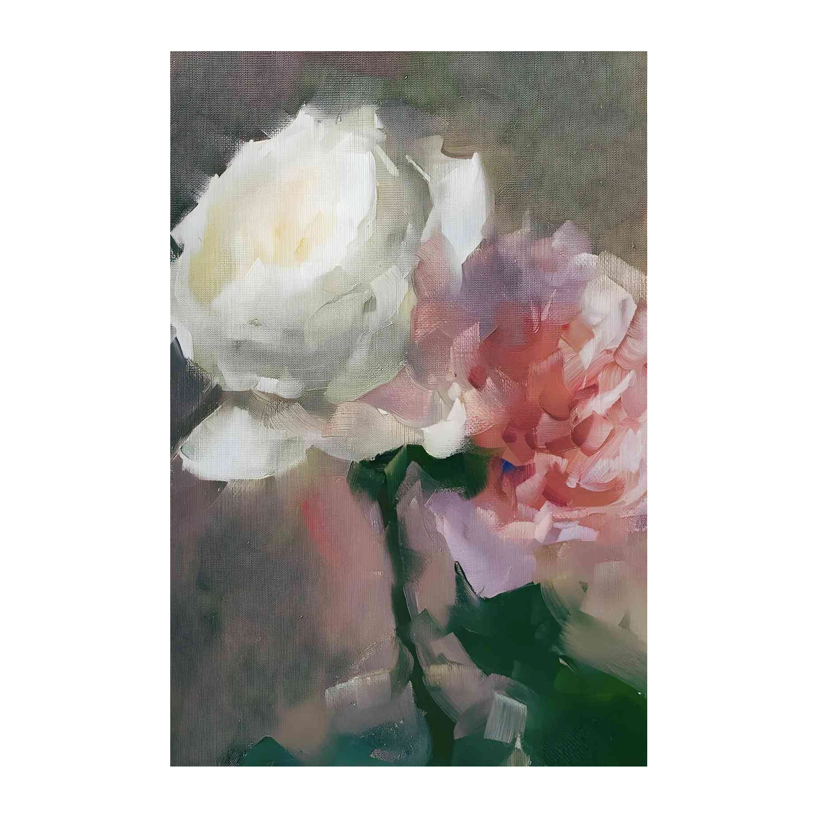 Soft Petal Dream Abstract Floral Wall Art