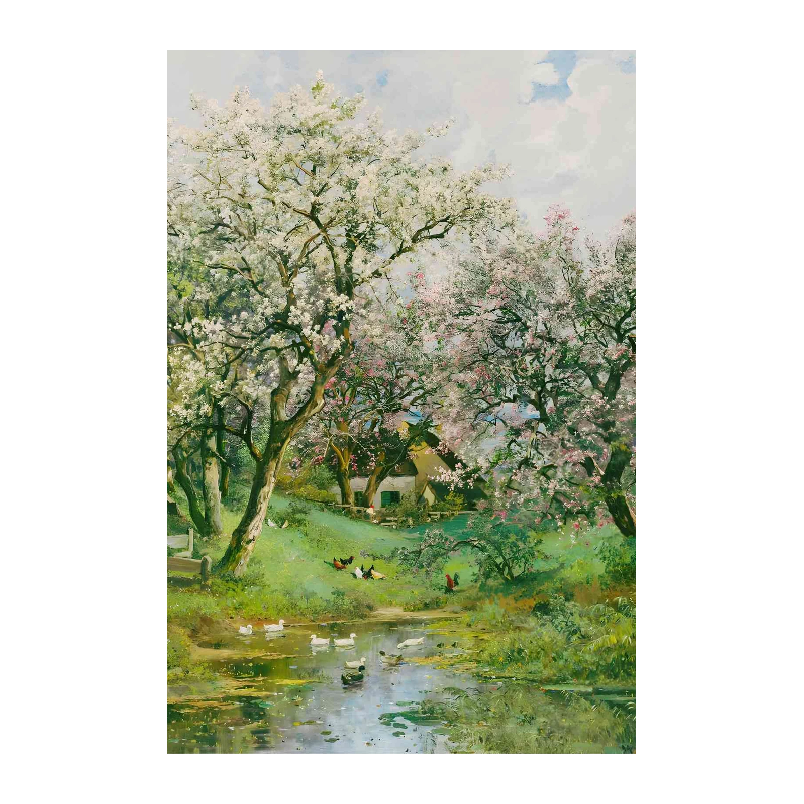 Spring Orchard Serenity Wall Art