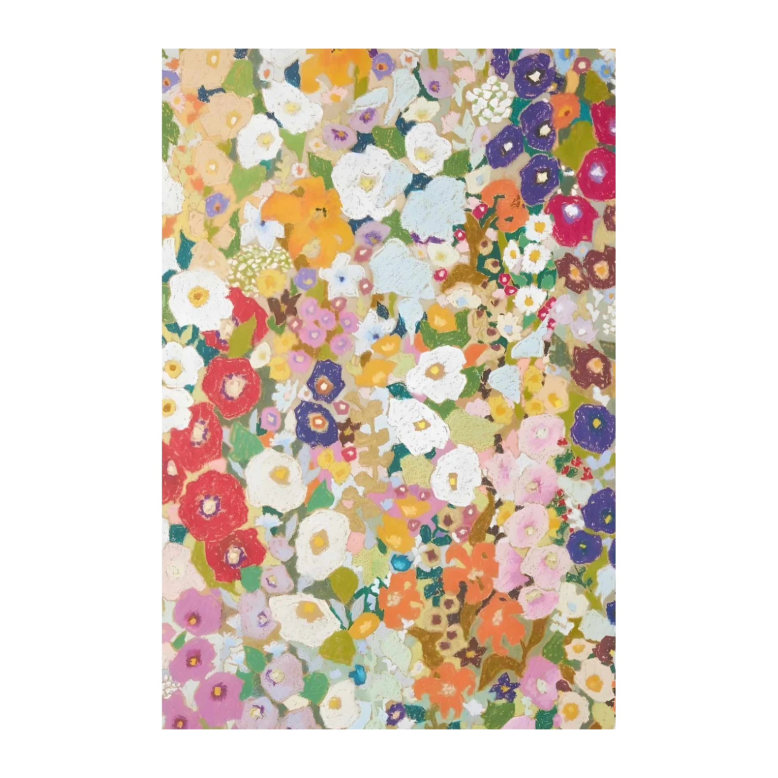Vibrant Floral Meadow Wall Art