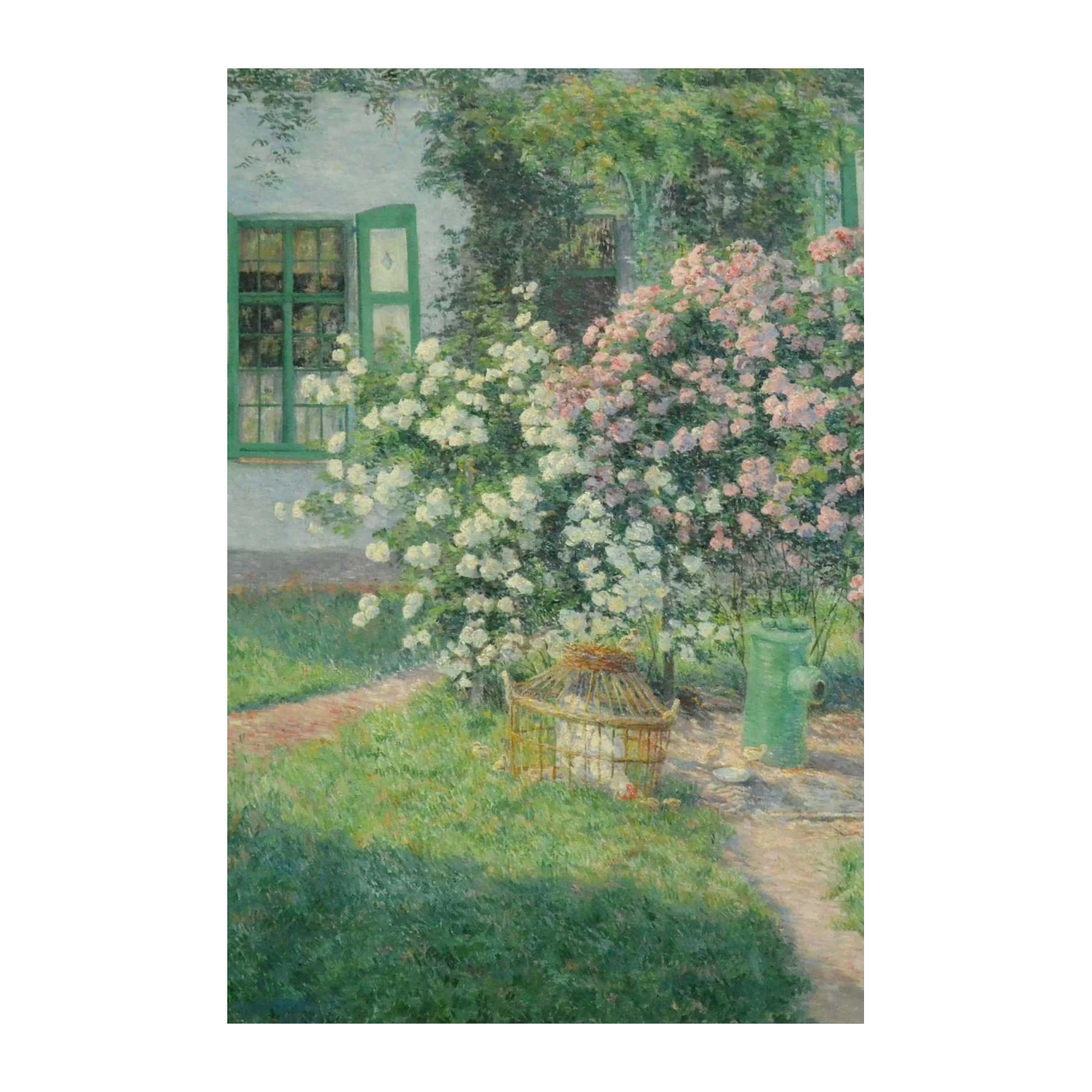 Enchanting Garden Scene Wall Art