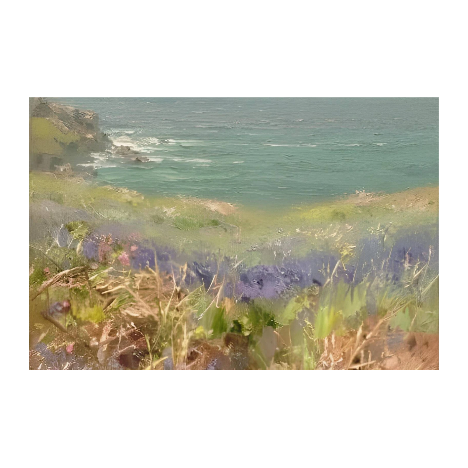 Serene Coastal Landscape Wall Art