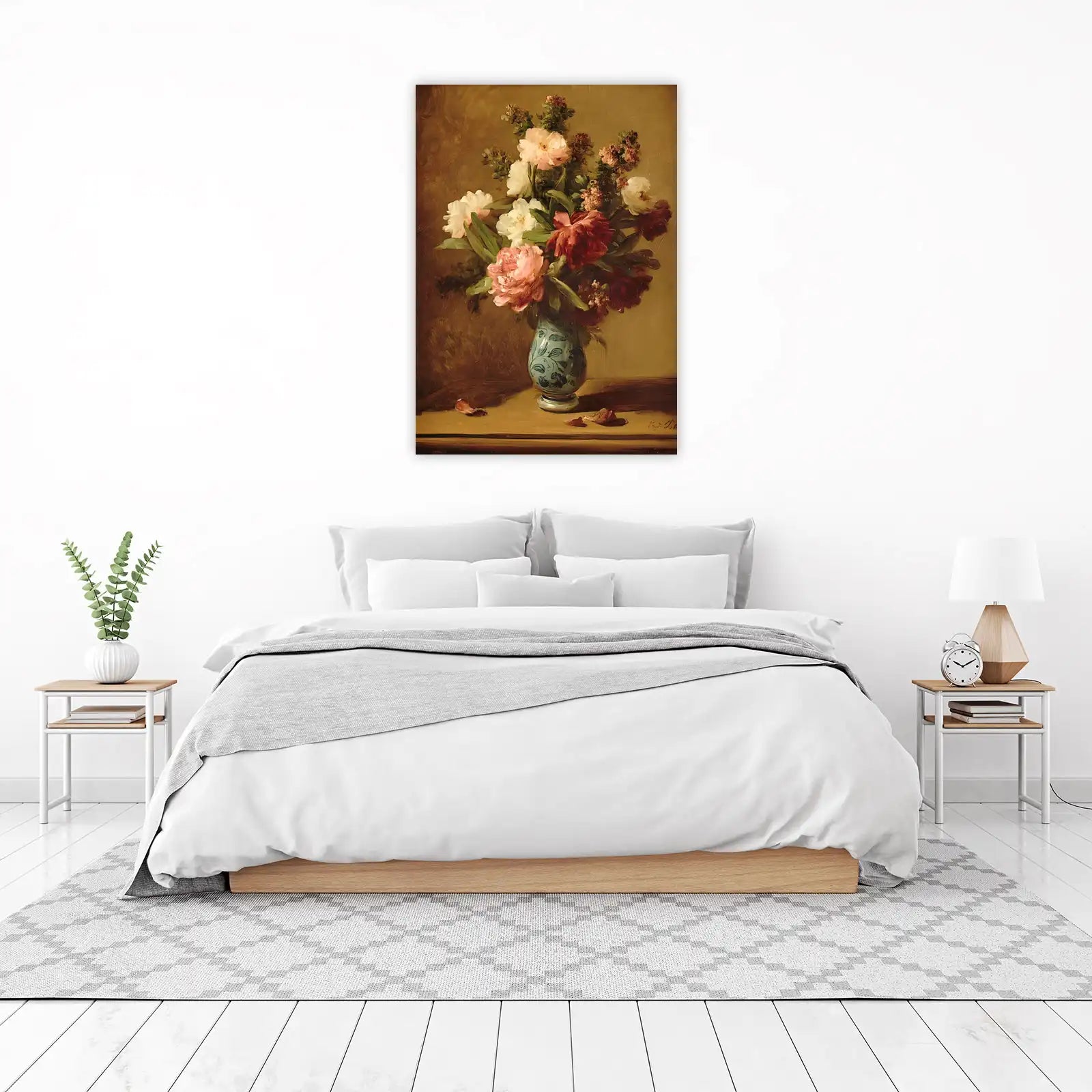 Elegant Peony Still Life Wall Art