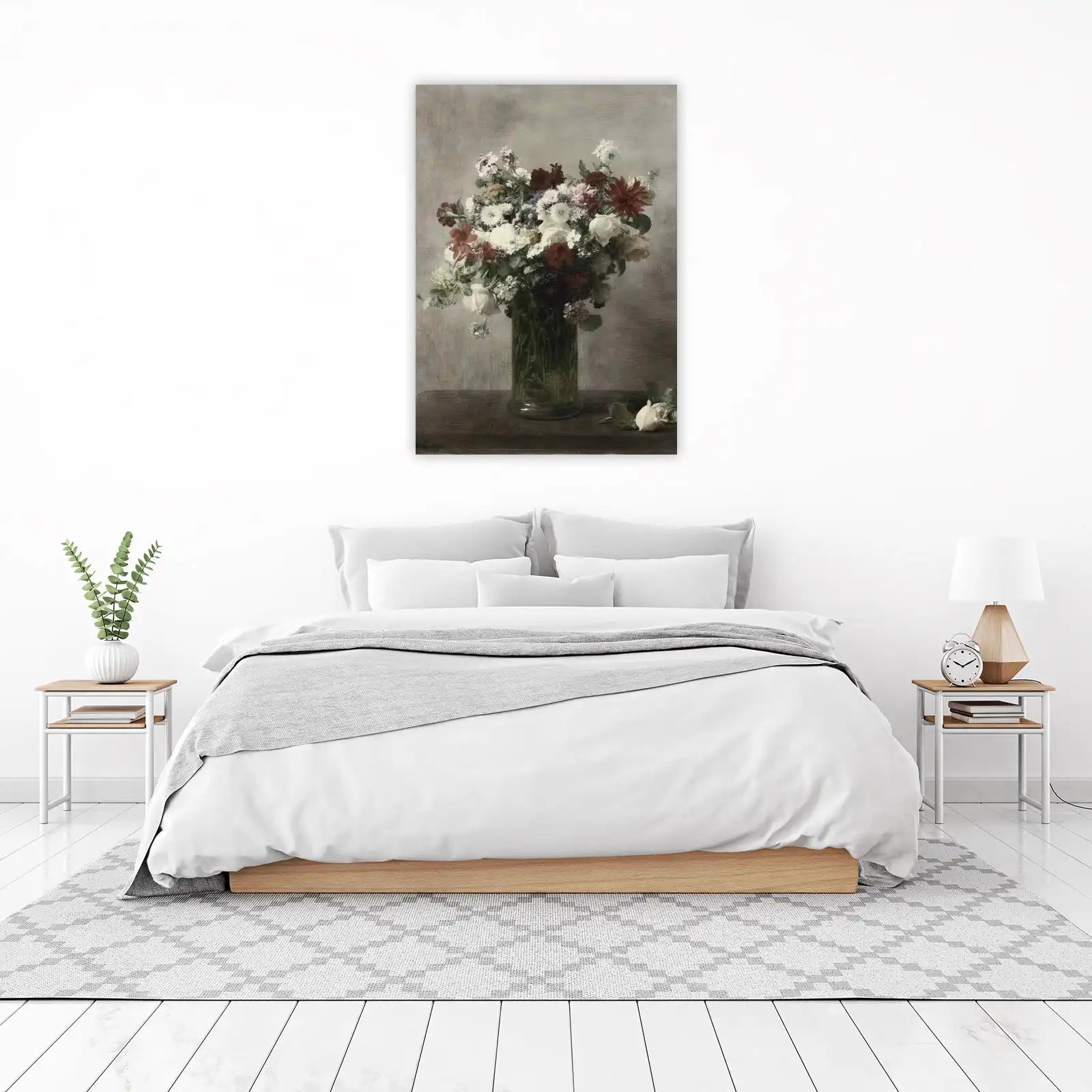 Elegant Floral Still Life Wall Art