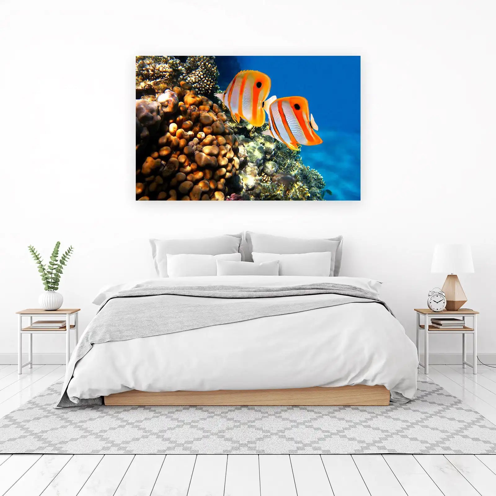 Vibrant Coral Reef Fish Wall Art