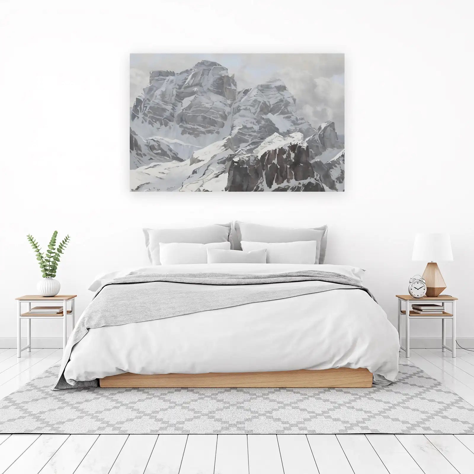 Majestic Snow-Capped Peaks Wall Art