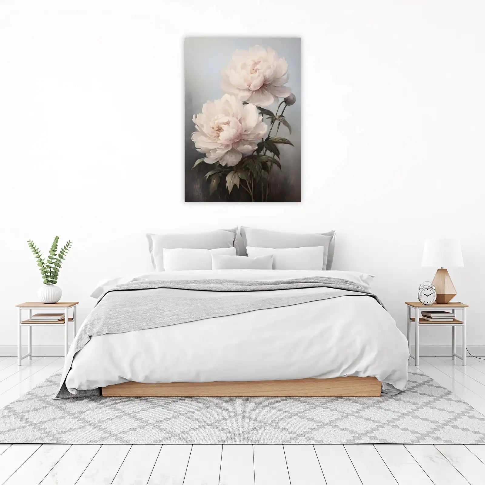 Soft Pink Peony Floral Art Wall Art