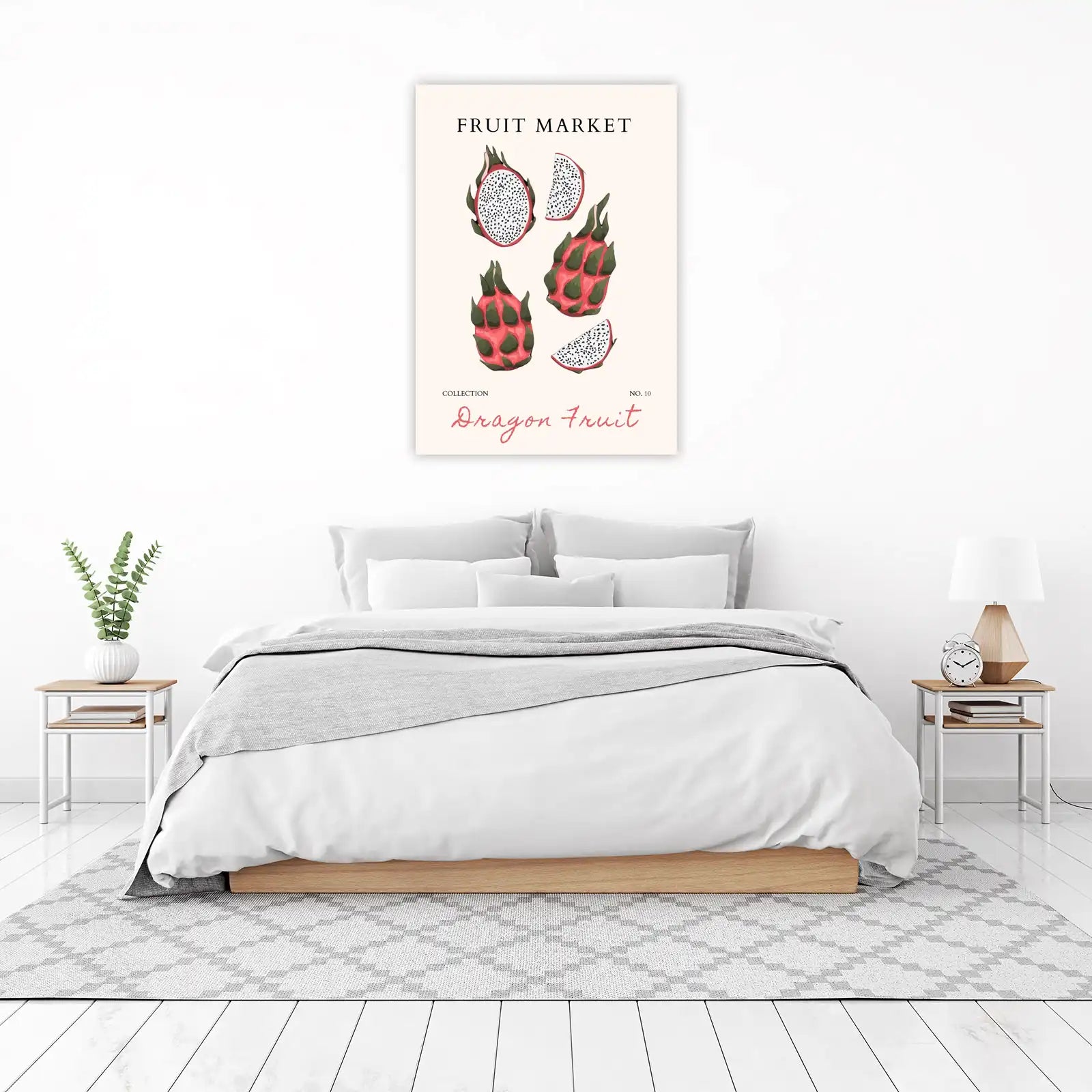 Vibrant Dragon Fruit Art Wall Art