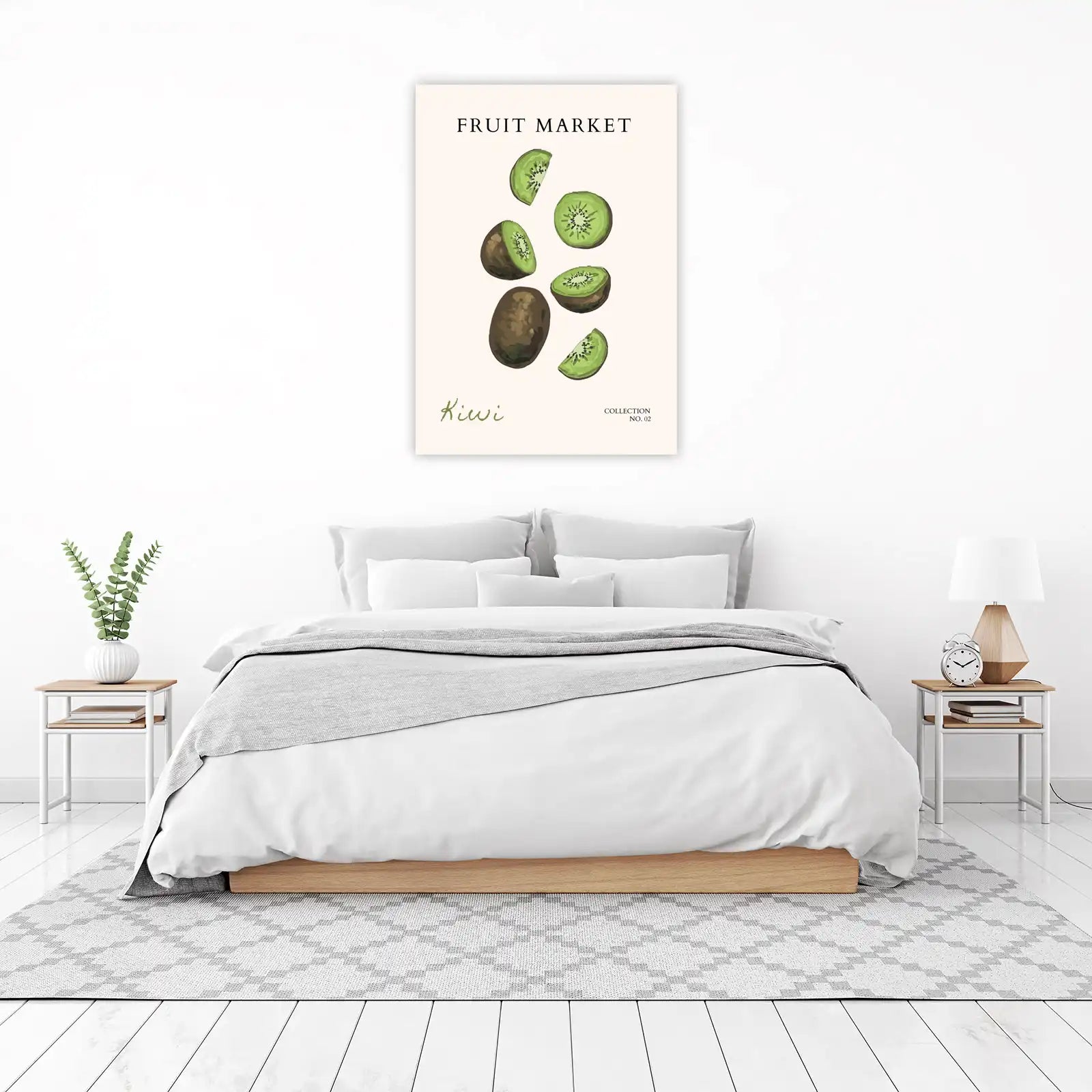 Fresh Kiwi Fruit Market Wall Art