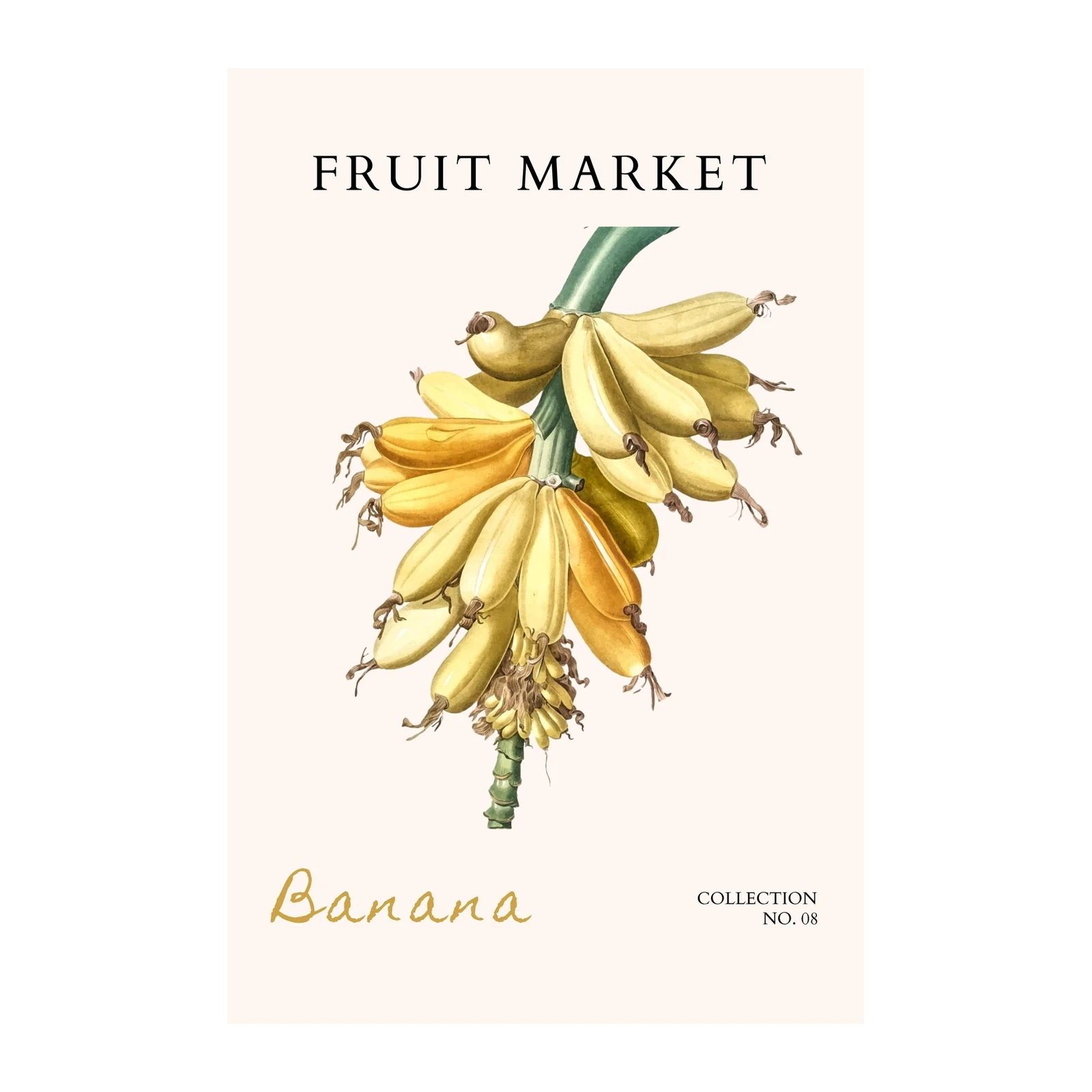 Botanical Banana Bunch Wall Art