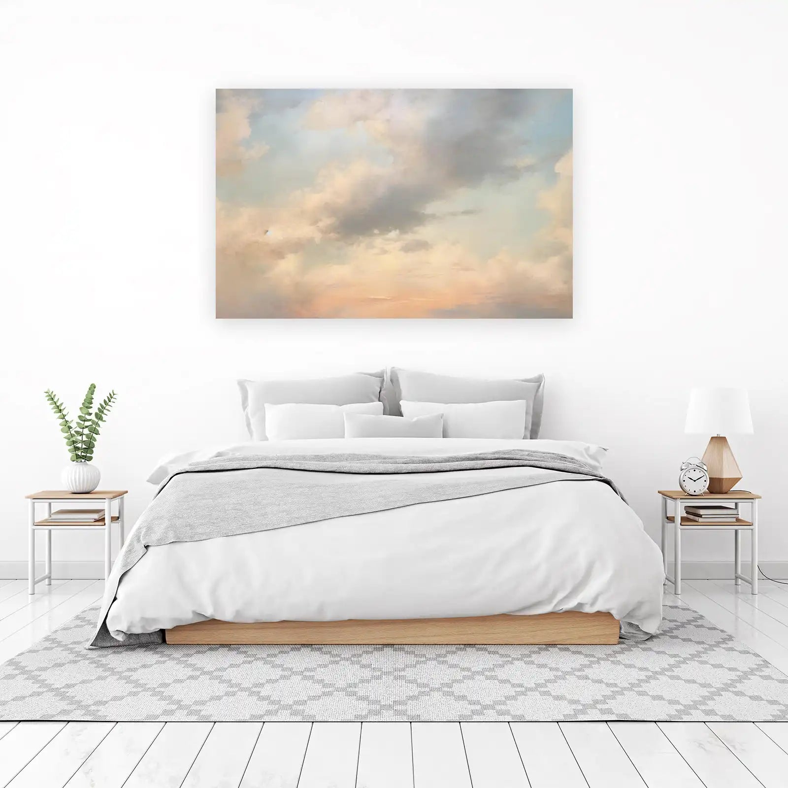 Dreamy Pastel Sky Wall Art for Serene Interiors