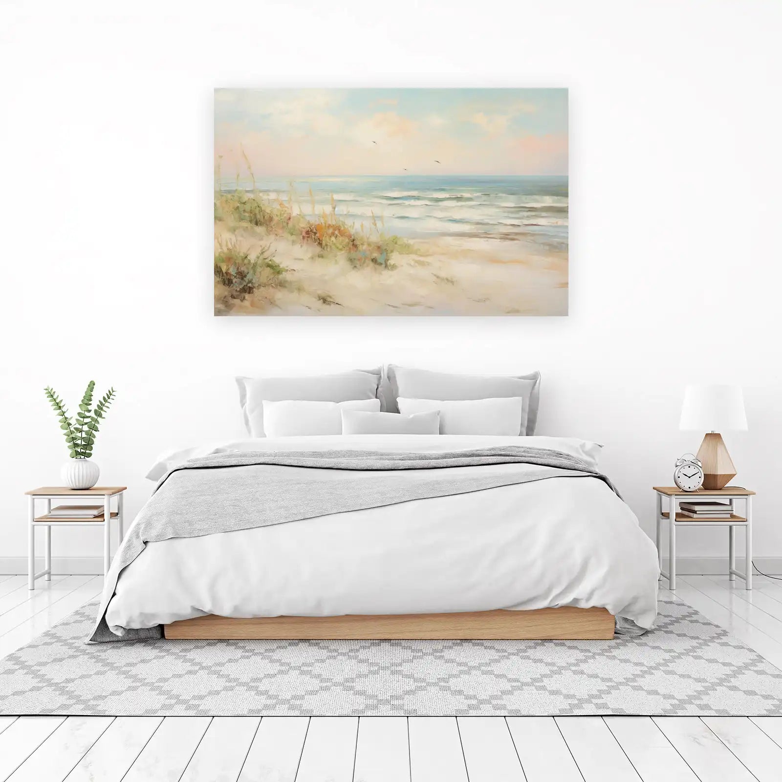 Serene Coastal Dunes & Ocean Wall Art