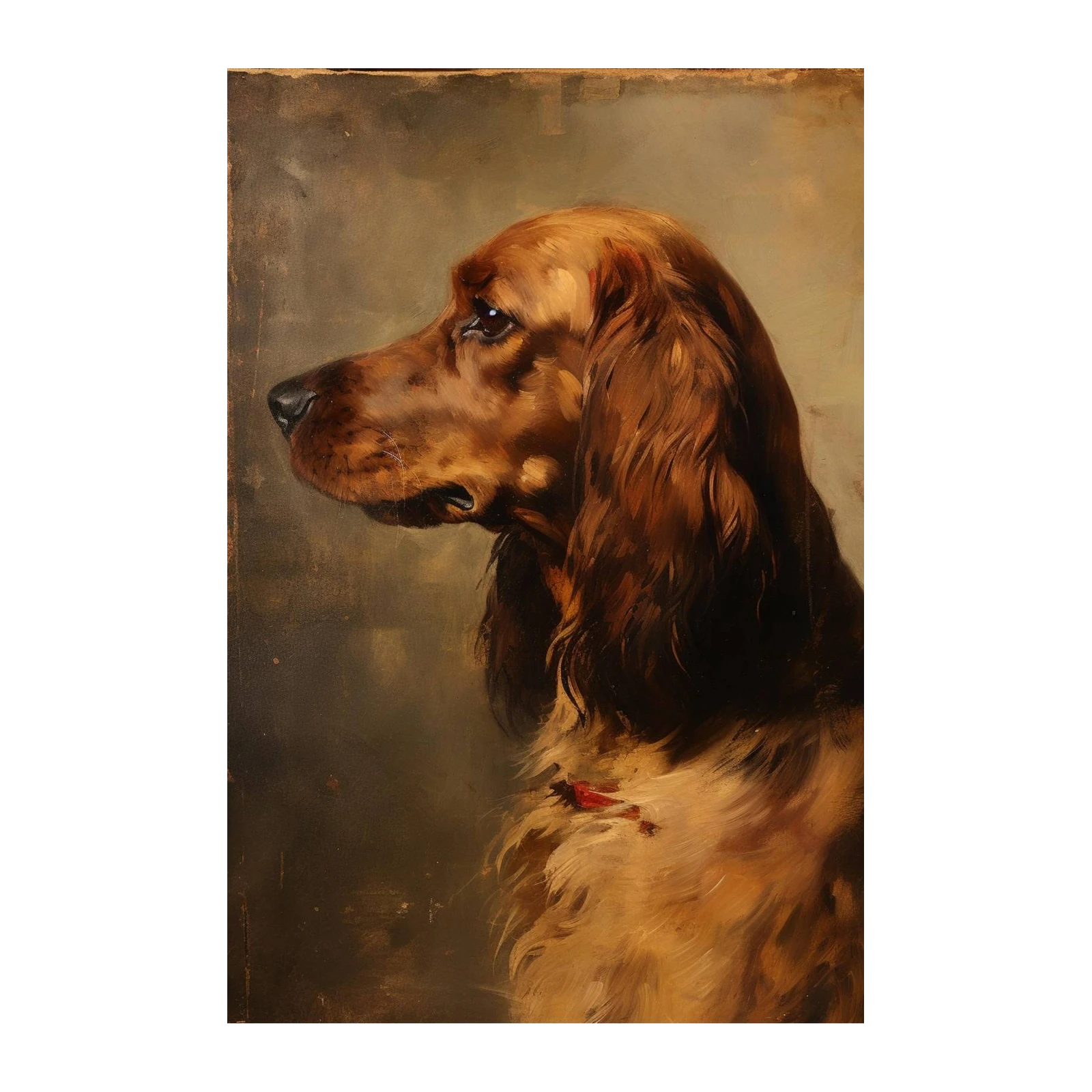Elegant Irish Setter Portrait Wall Art