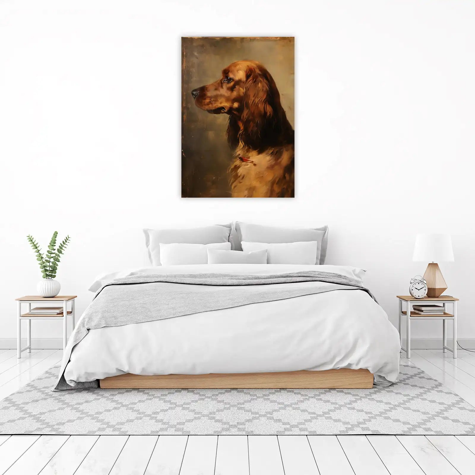 Elegant Irish Setter Portrait Wall Art