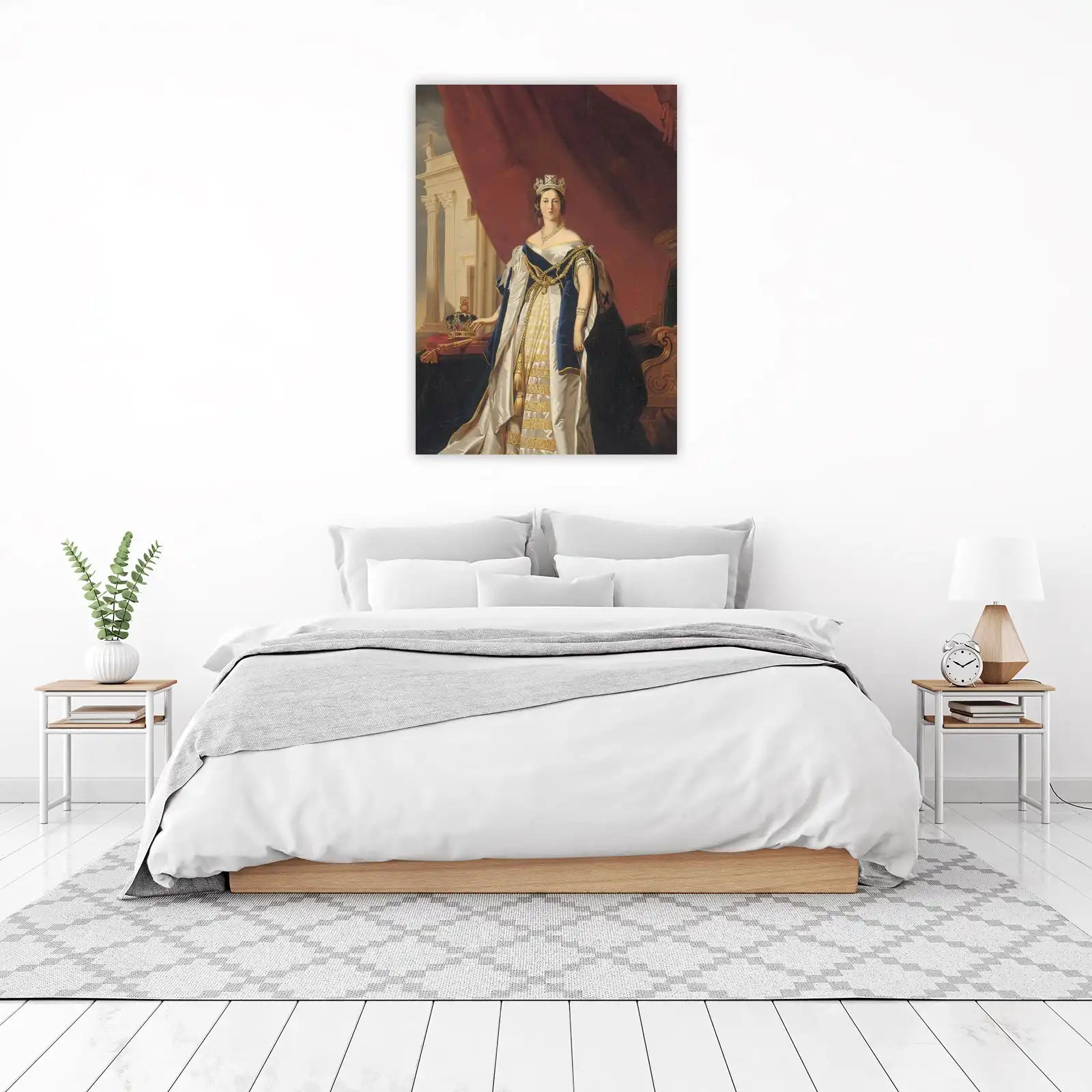 Regal Queen Victoria Portrait Wall Art