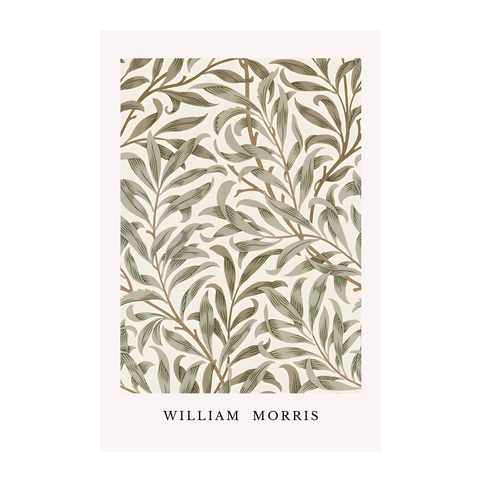 William Morris Willow Leaf Vintage Wall Art