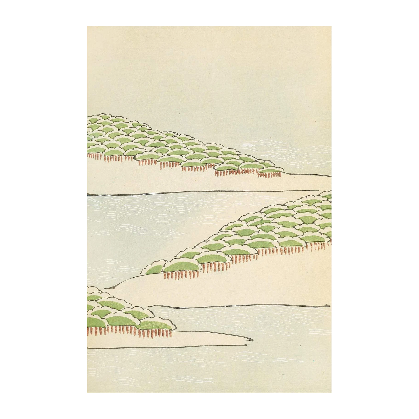 Serene Japanese Landscape Nature Wall Art