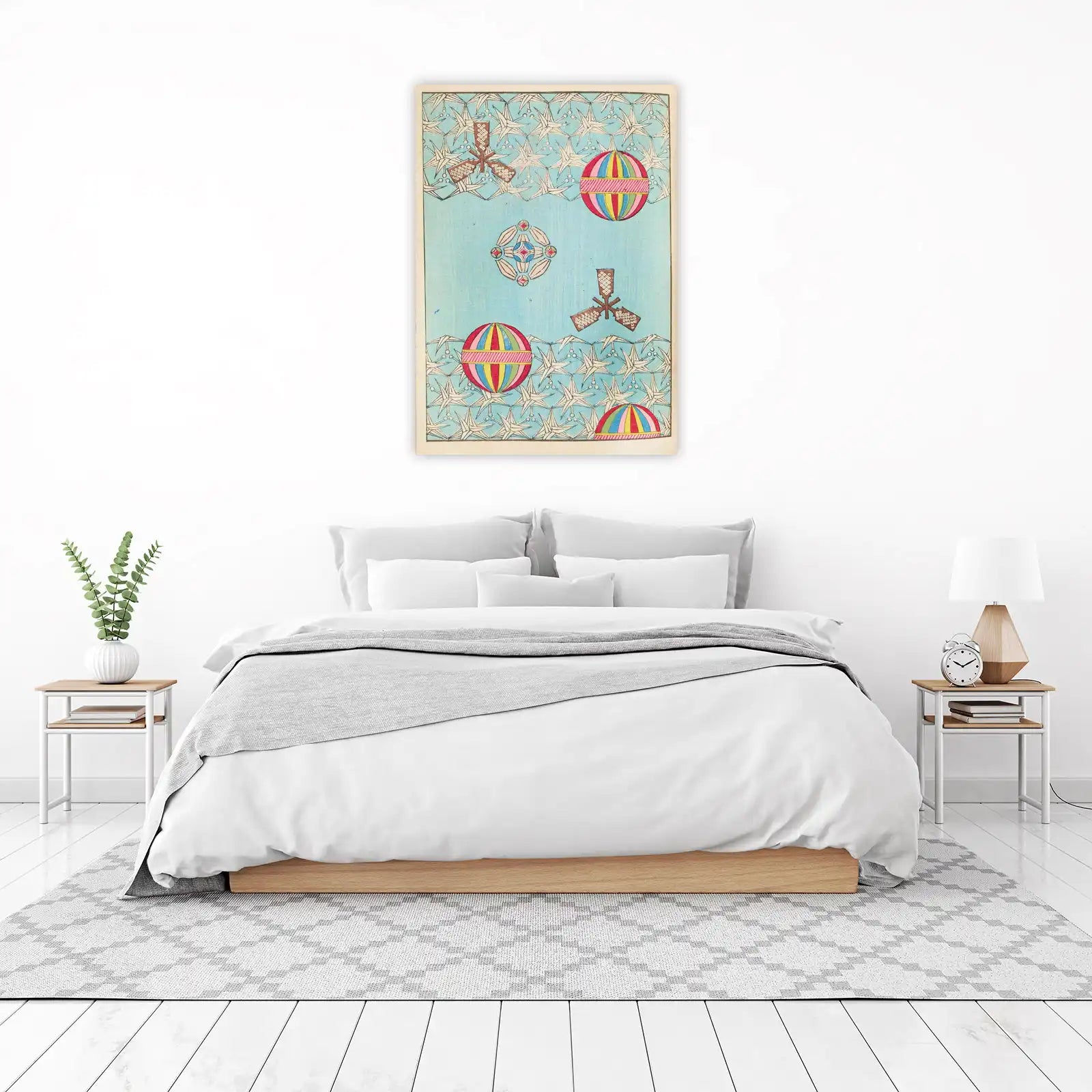 Art Nouveau Geometric Globes Wall Art