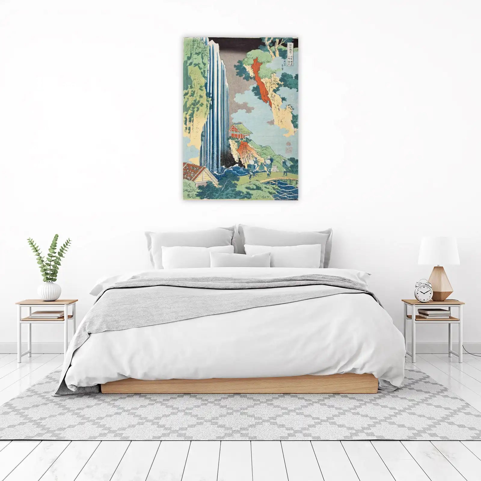 Majestic Waterfall Japanese Art Wall Art