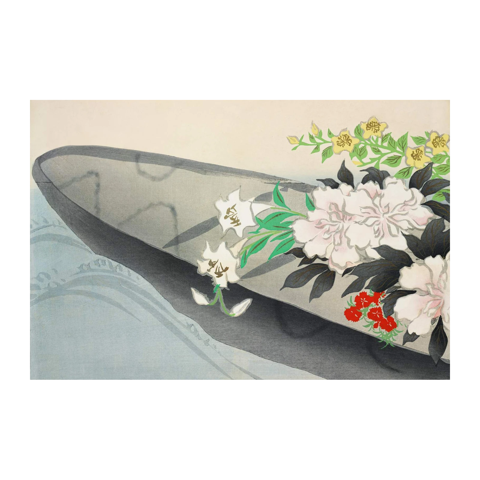 Serene Peony & Lily Floral Wall Art