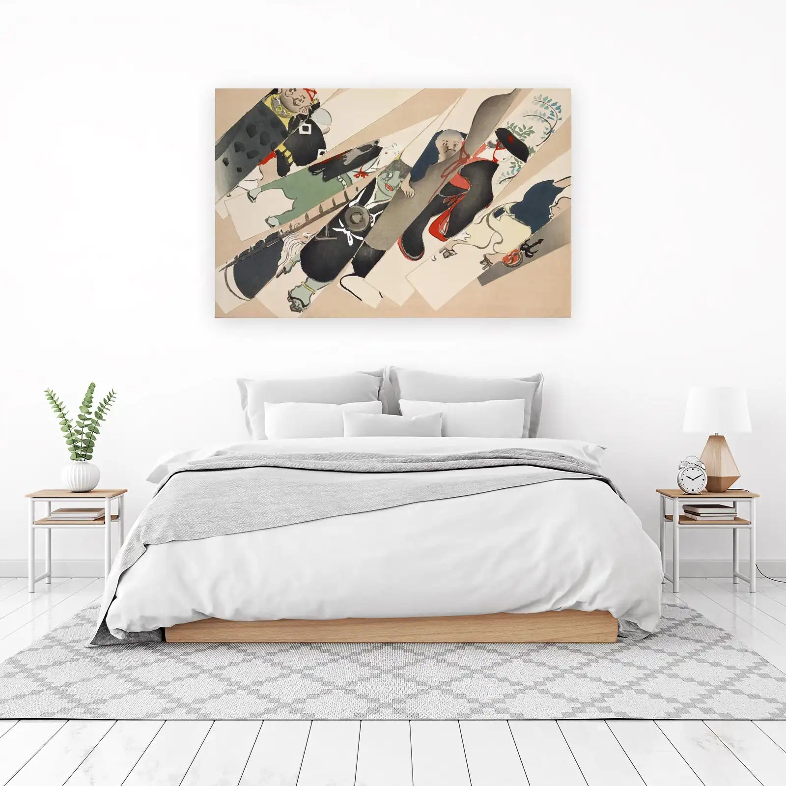 Japanese Character Collage Wall Art